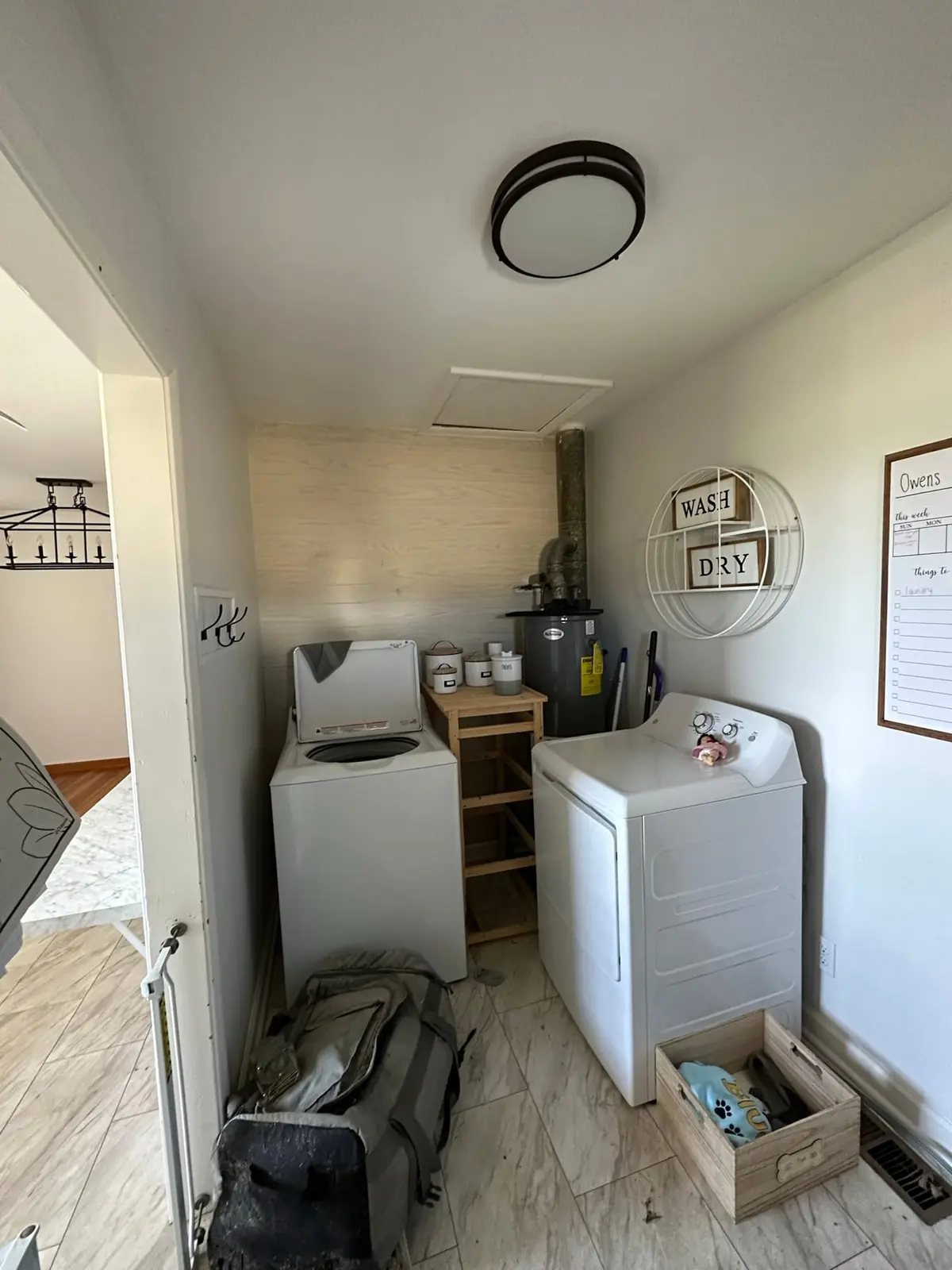 Storm-Damaged Brick Ranch Rebuilt with New Addition — Before photo 25