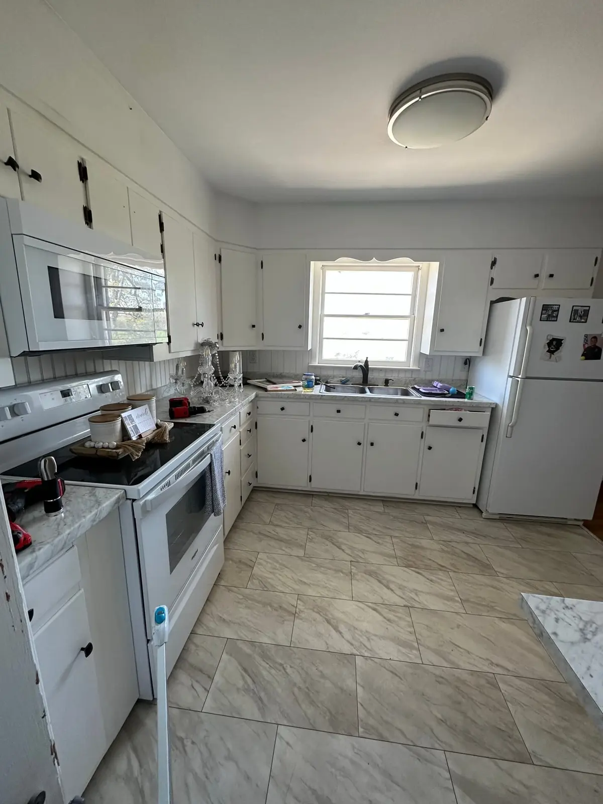 Storm-Damaged Brick Ranch Rebuilt with New Addition — Before photo 26