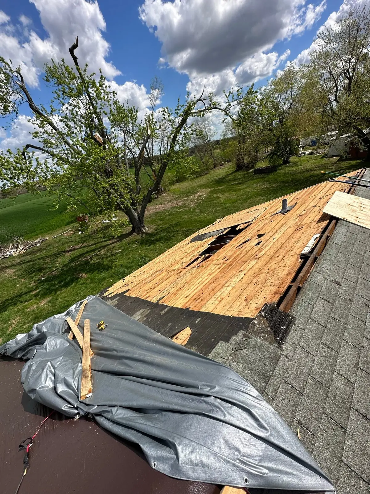 Storm-Damaged Brick Ranch Rebuilt with New Addition — Demo photo 1