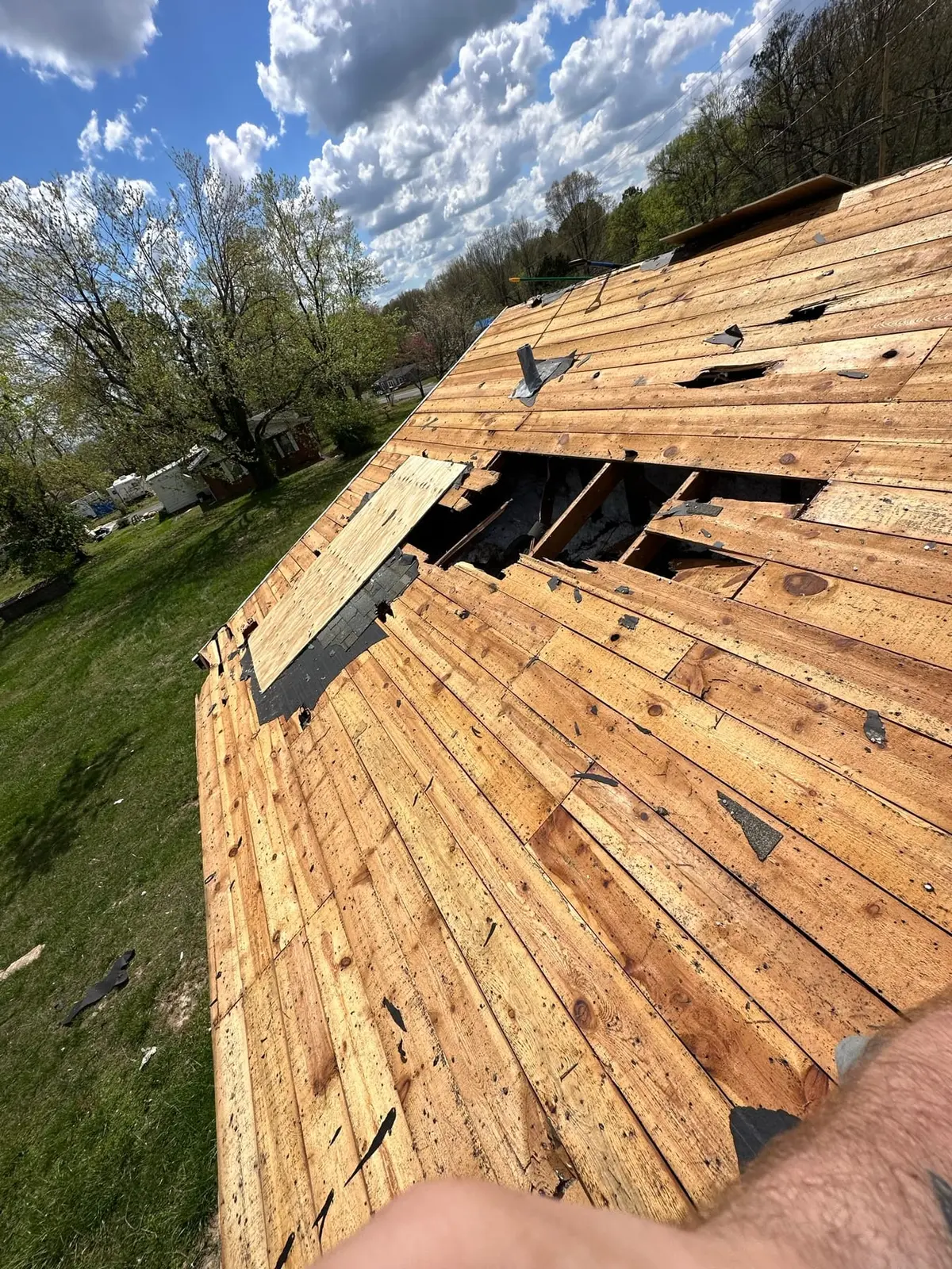 Storm-Damaged Brick Ranch Rebuilt with New Addition — Demo photo 2