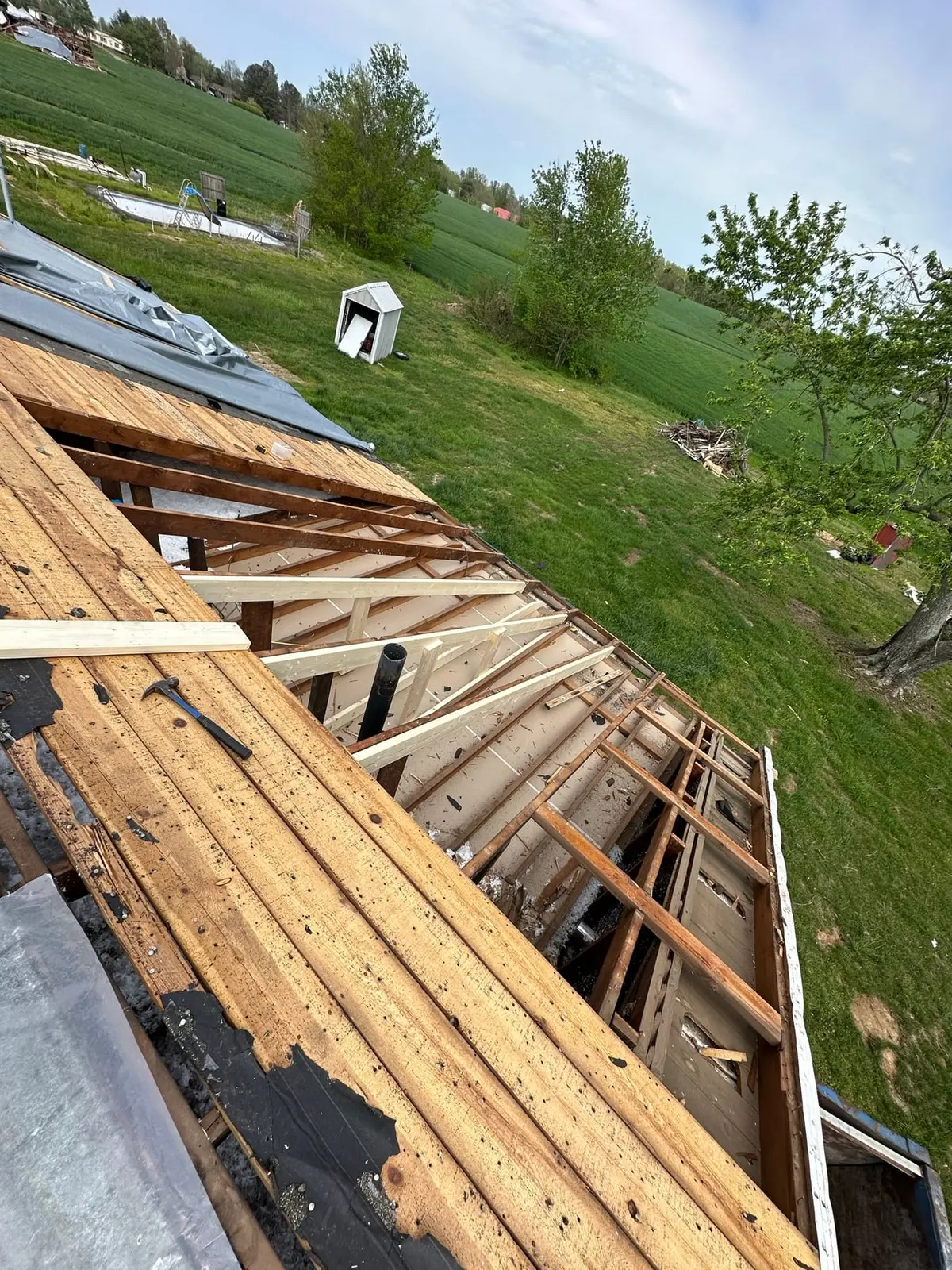 Storm-Damaged Brick Ranch Rebuilt with New Addition — Demo photo 3