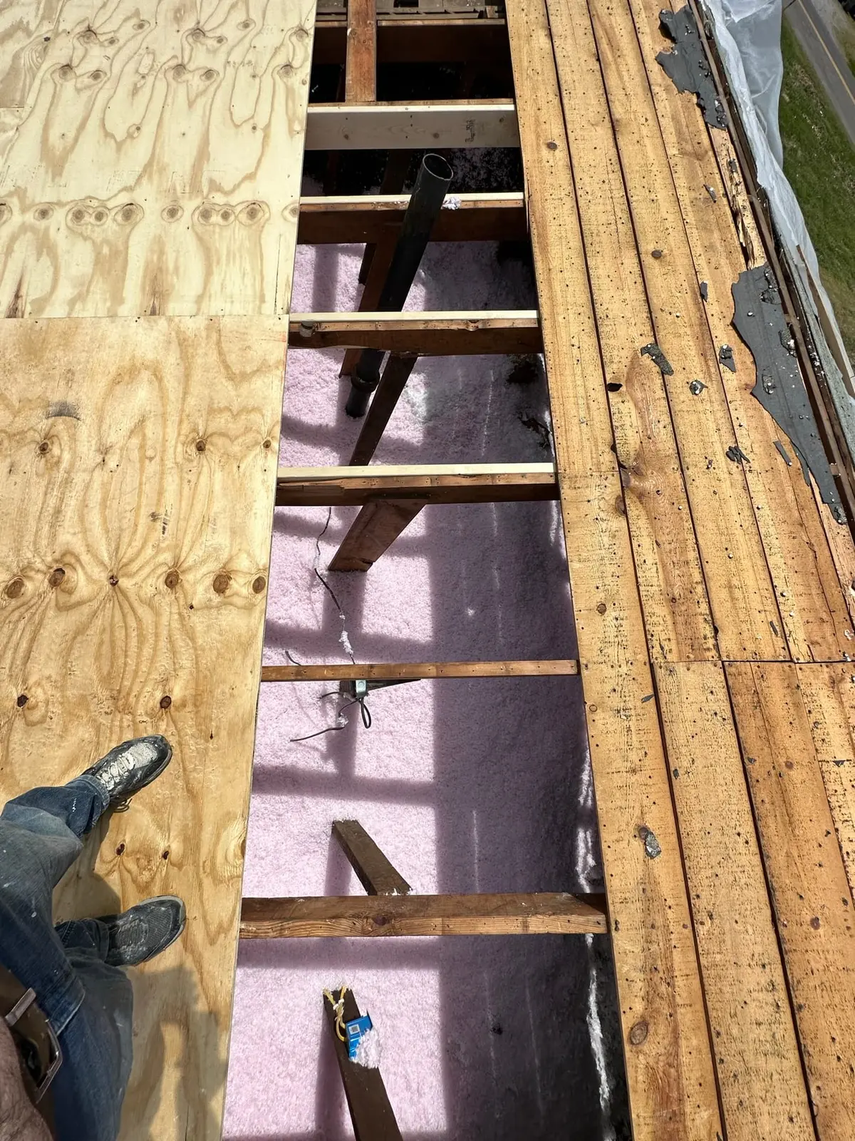 Storm-Damaged Brick Ranch Rebuilt with New Addition — Progress photo 8
