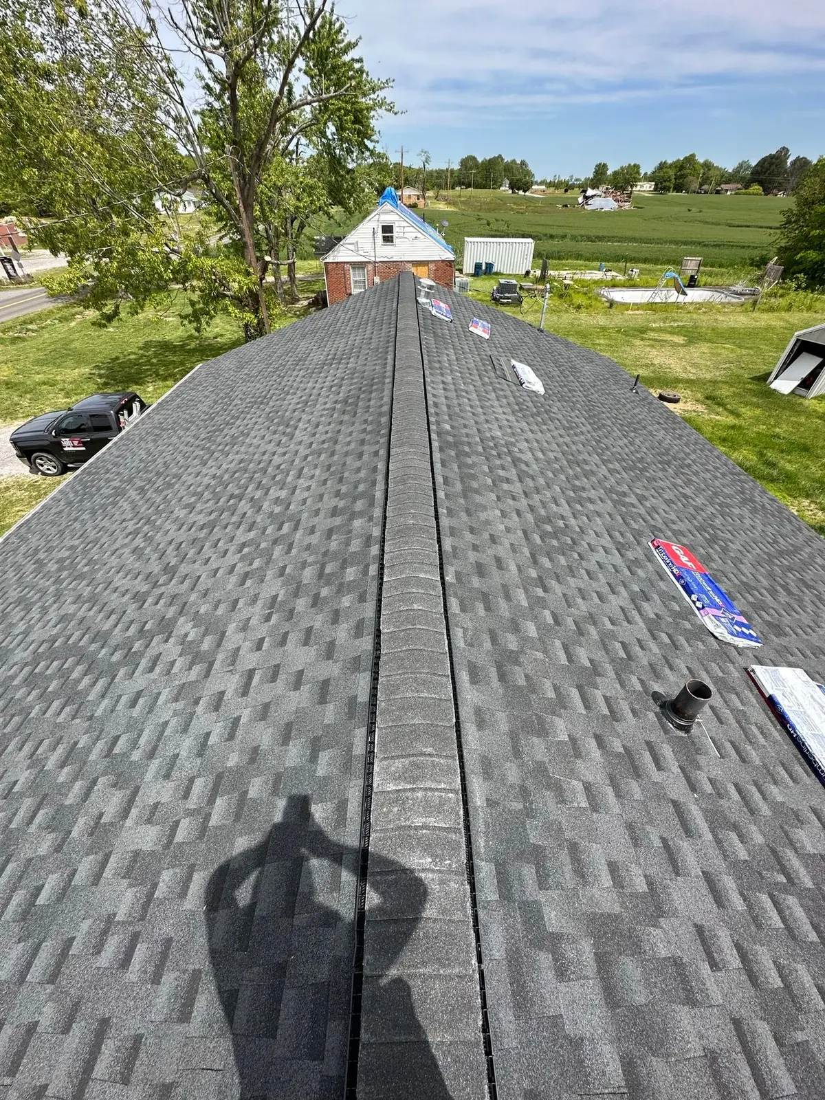 Storm-Damaged Brick Ranch Rebuilt with New Addition — Progress photo 15