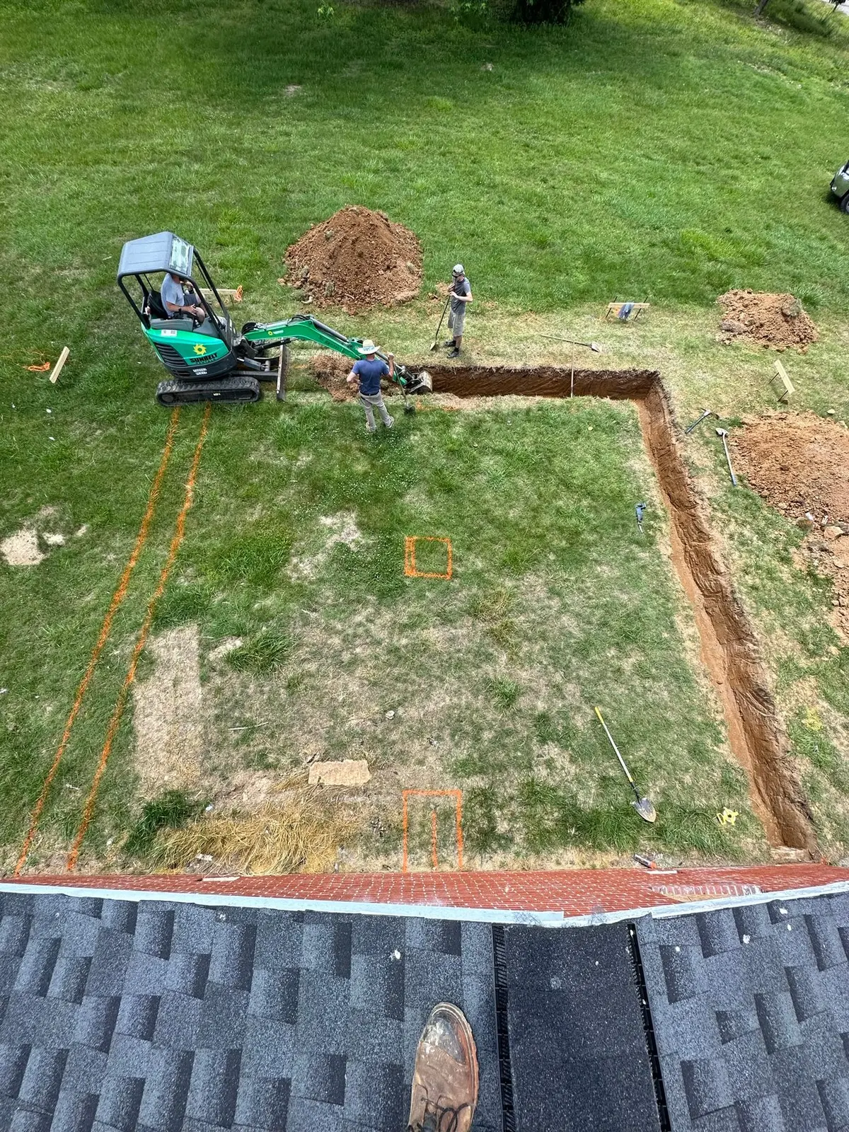 Storm-Damaged Brick Ranch Rebuilt with New Addition — Progress photo 17