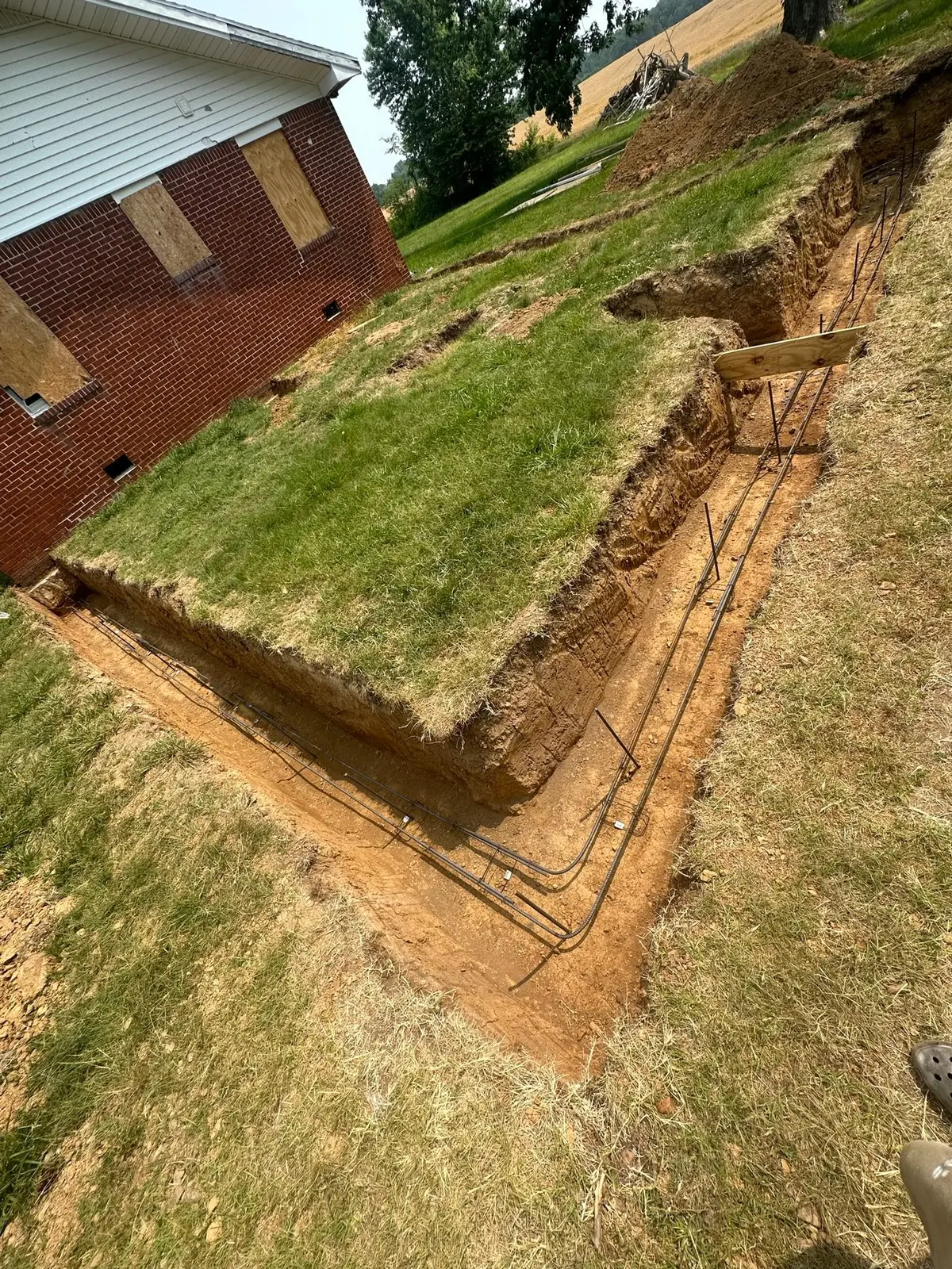Storm-Damaged Brick Ranch Rebuilt with New Addition — Progress photo 23