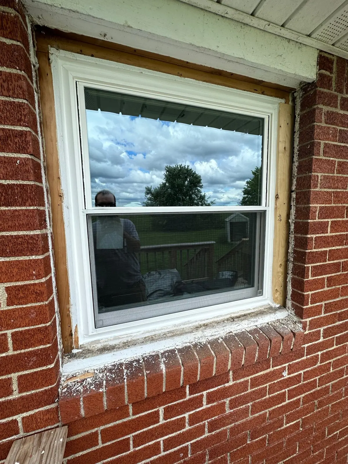 Storm-Damaged Brick Ranch Rebuilt with New Addition — Progress photo 50
