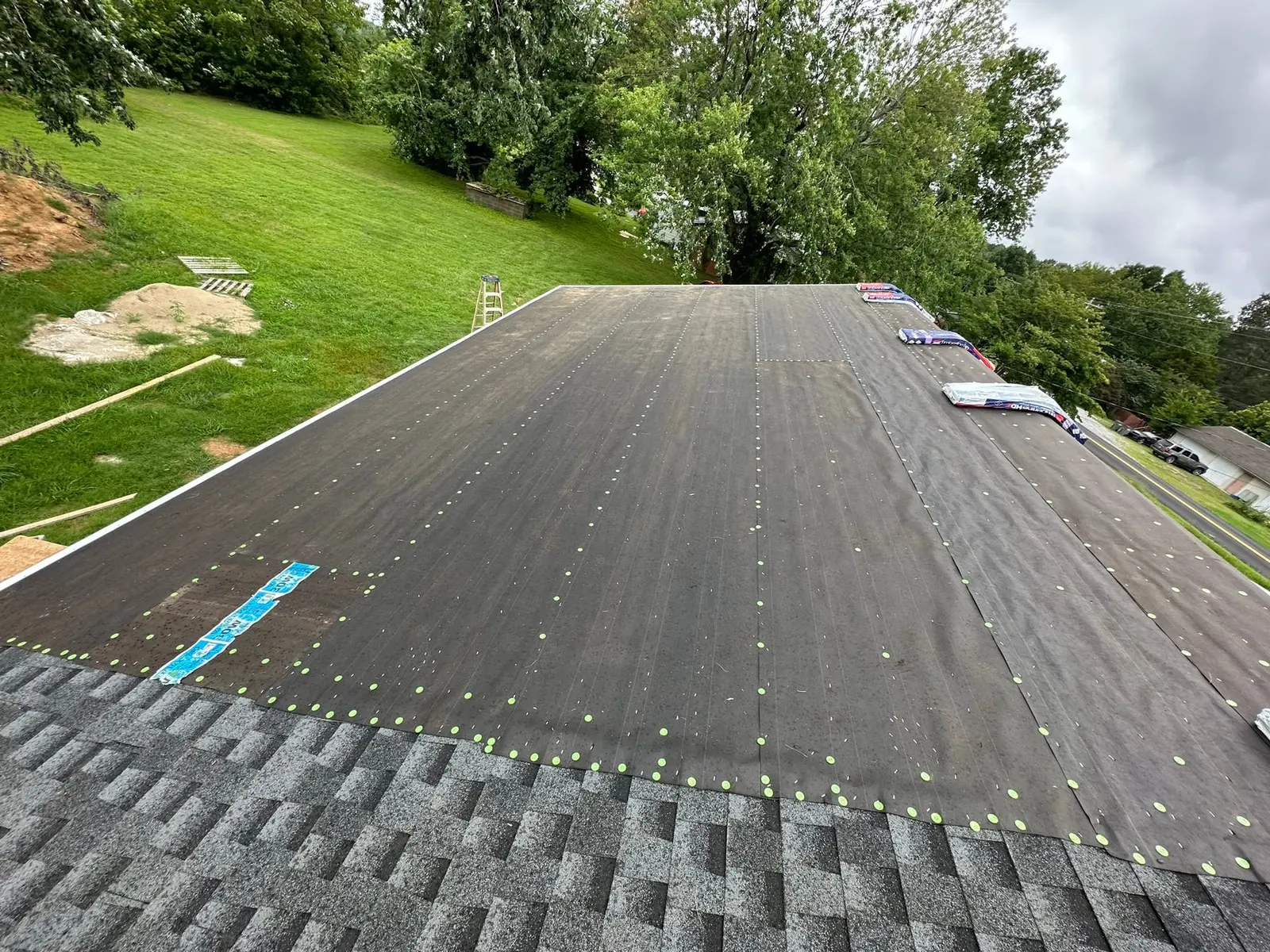 Storm-Damaged Brick Ranch Rebuilt with New Addition — Progress photo 54