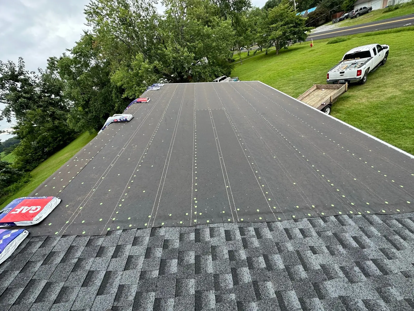 Storm-Damaged Brick Ranch Rebuilt with New Addition — Progress photo 55