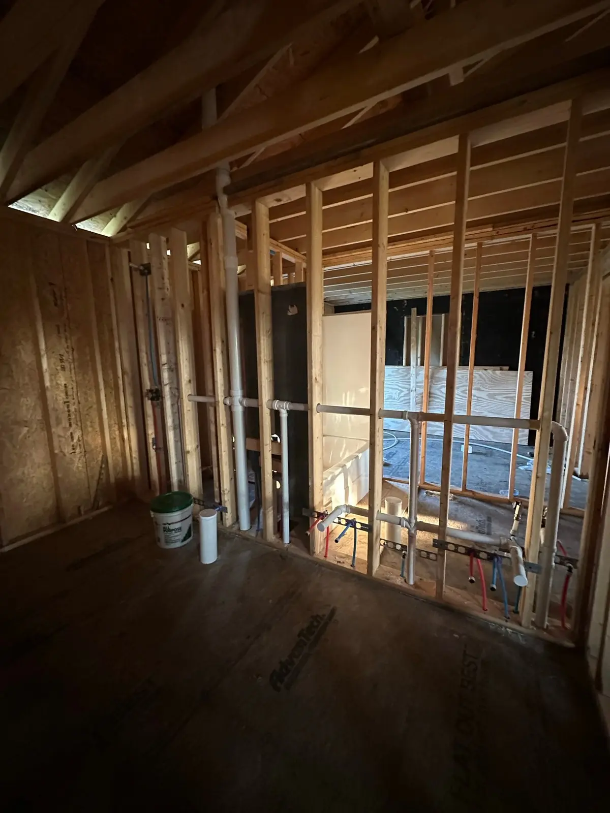 Storm-Damaged Brick Ranch Rebuilt with New Addition — Progress photo 61