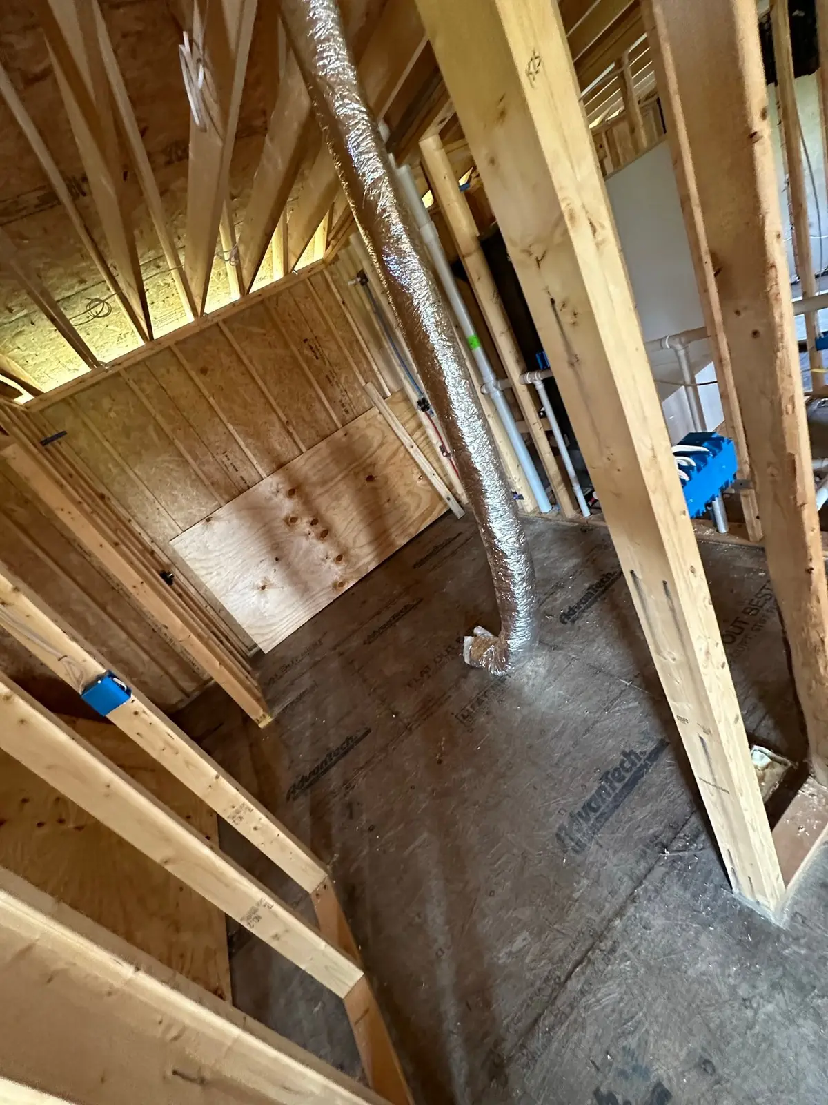 Storm-Damaged Brick Ranch Rebuilt with New Addition — Progress photo 64