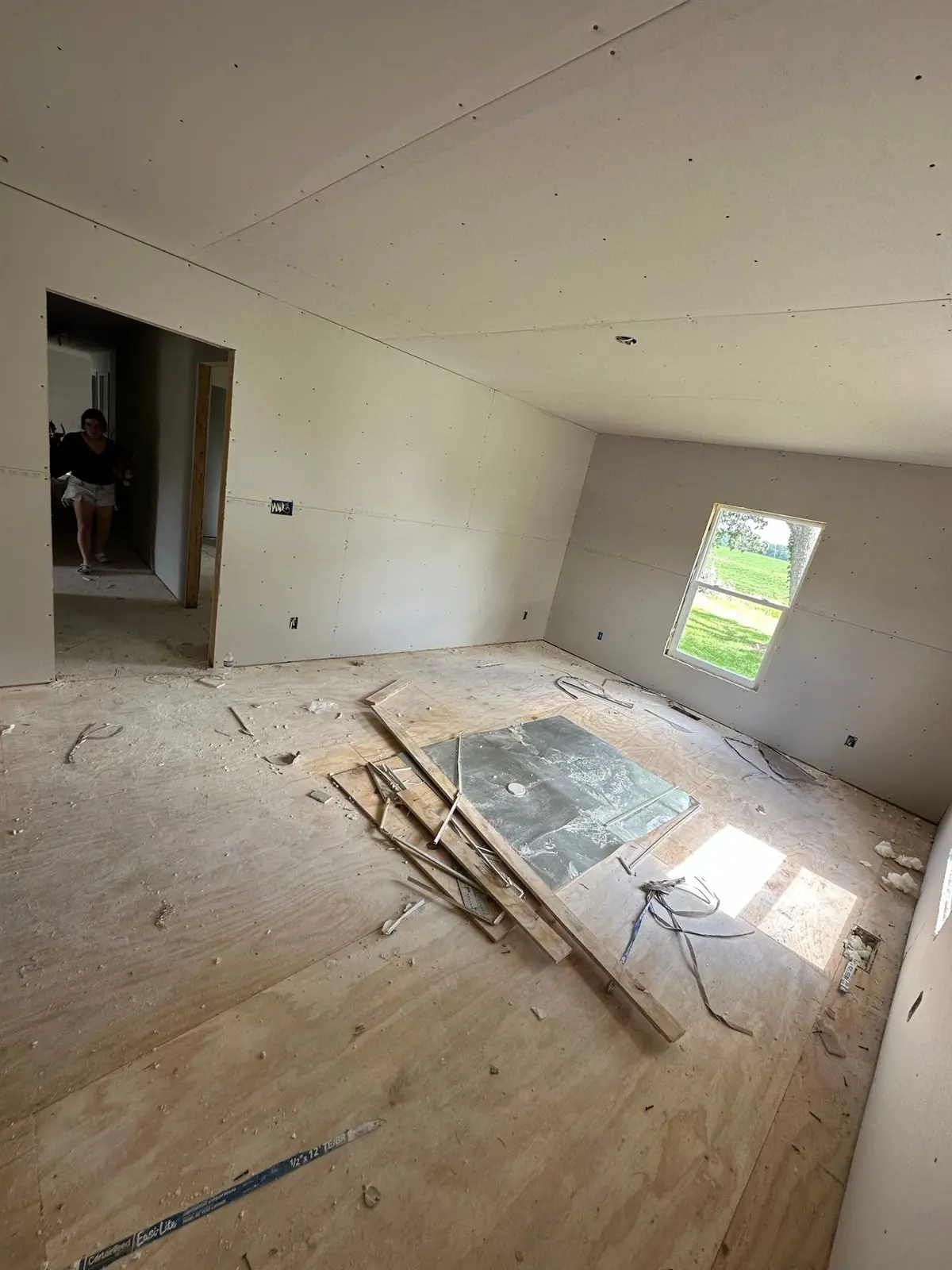 Storm-Damaged Brick Ranch Rebuilt with New Addition — Progress photo 70