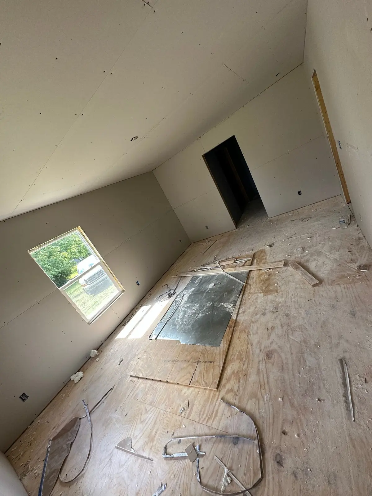 Storm-Damaged Brick Ranch Rebuilt with New Addition — Progress photo 71