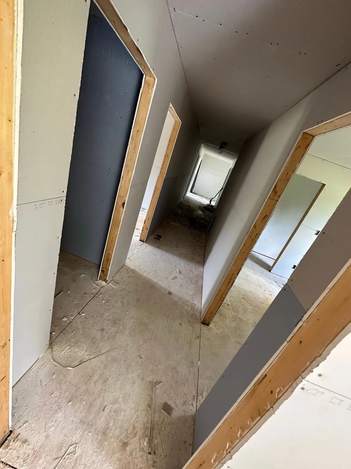 Storm-Damaged Brick Ranch Rebuilt with New Addition — Progress photo 72