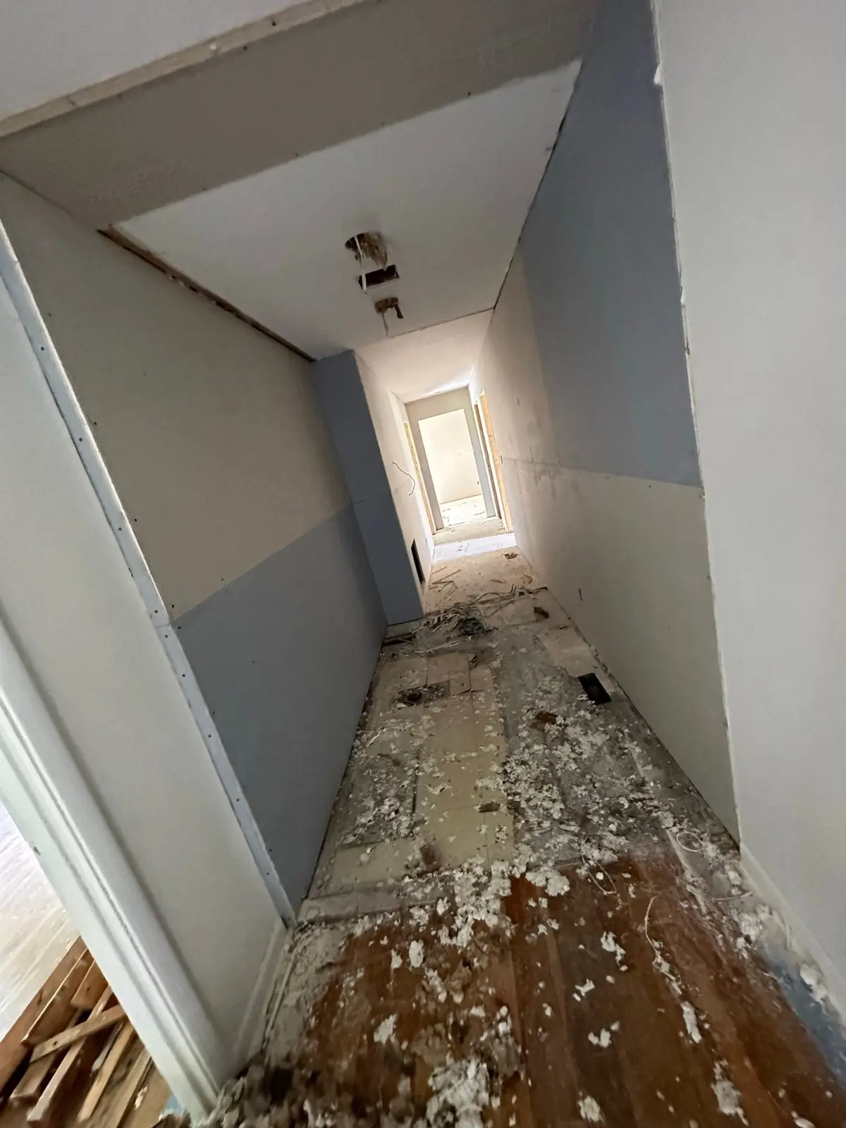 Storm-Damaged Brick Ranch Rebuilt with New Addition — Progress photo 73