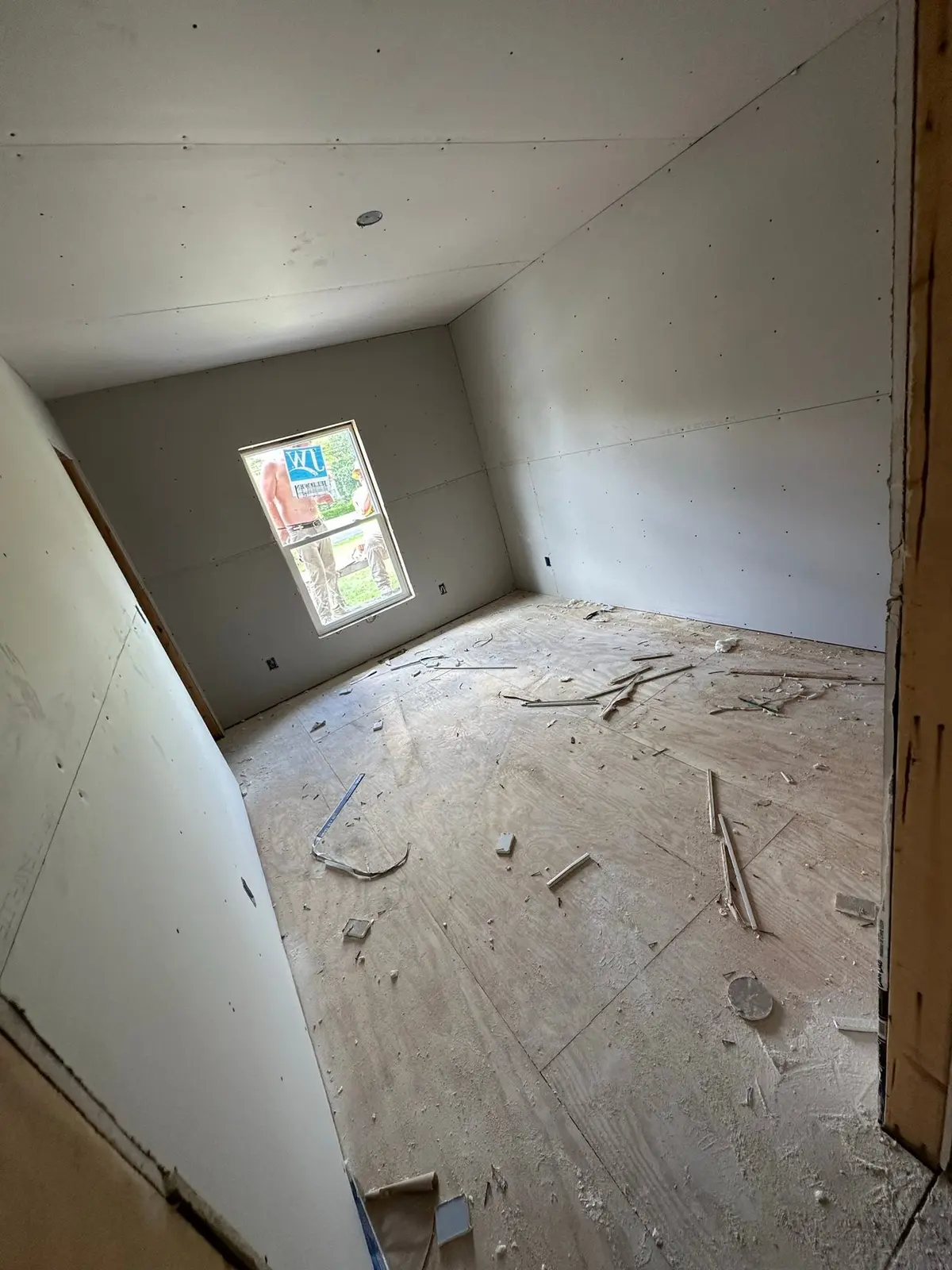 Storm-Damaged Brick Ranch Rebuilt with New Addition — Progress photo 74