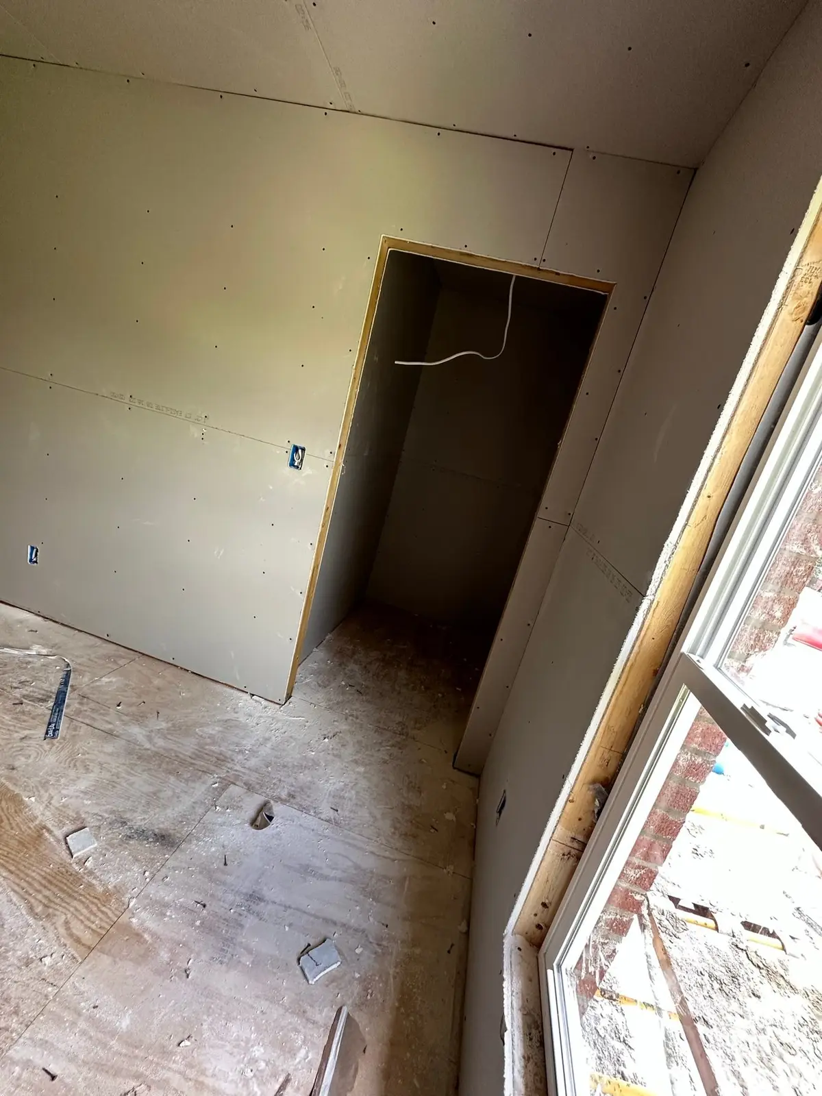 Storm-Damaged Brick Ranch Rebuilt with New Addition — Progress photo 75