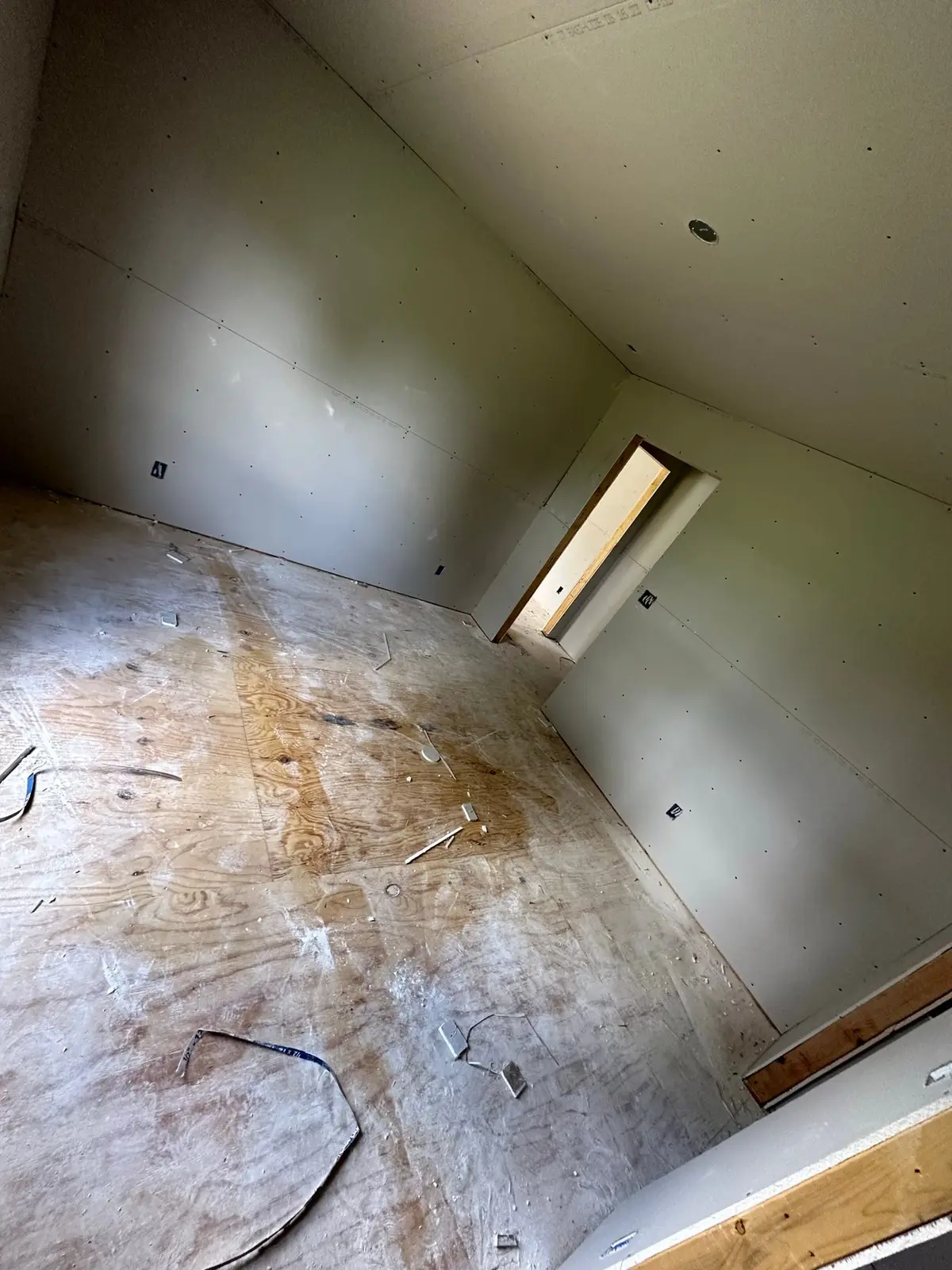 Storm-Damaged Brick Ranch Rebuilt with New Addition — Progress photo 80