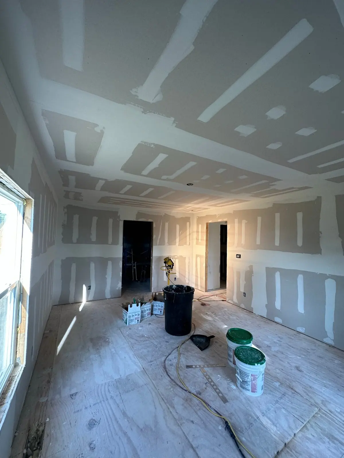 Storm-Damaged Brick Ranch Rebuilt with New Addition — Progress photo 84