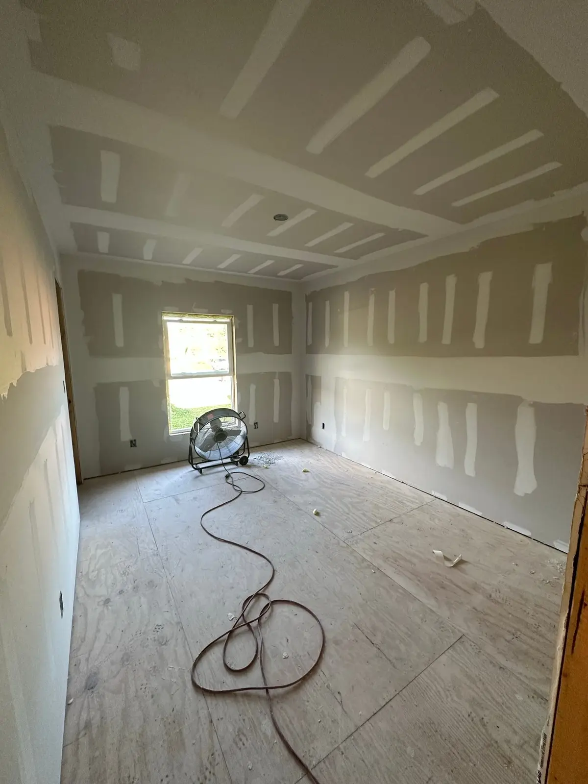 Storm-Damaged Brick Ranch Rebuilt with New Addition — Progress photo 90