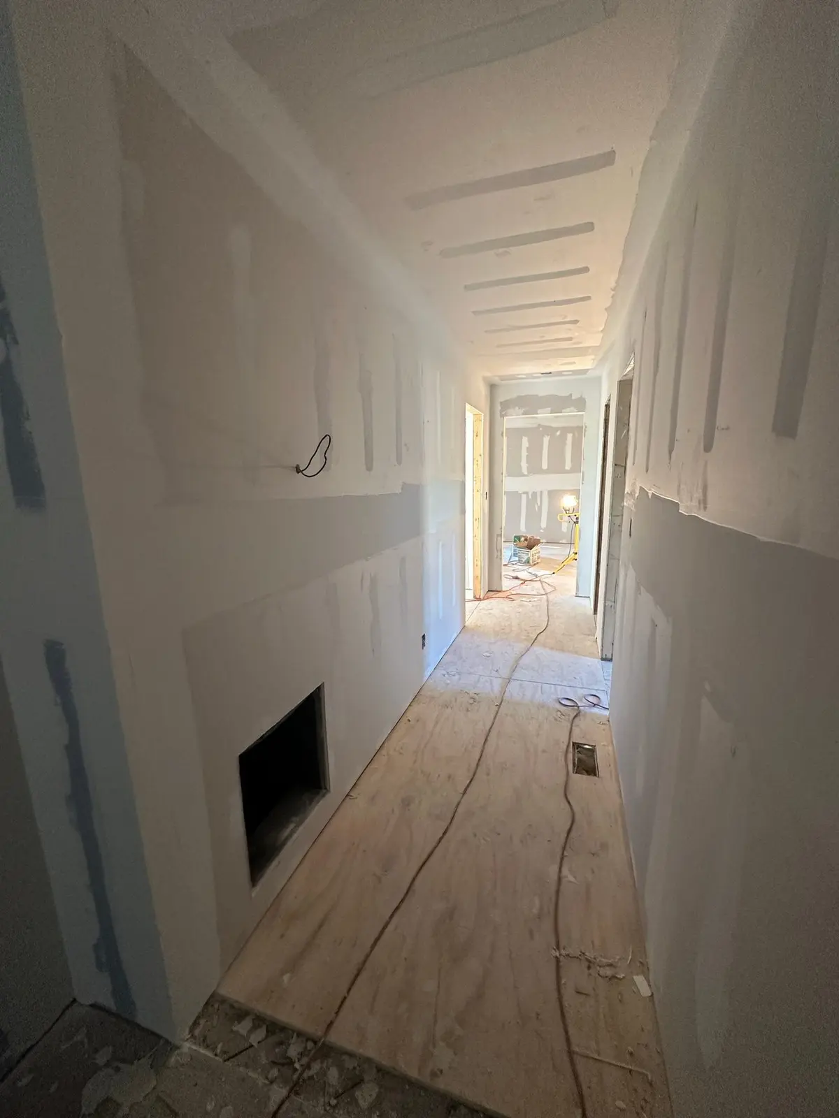 Storm-Damaged Brick Ranch Rebuilt with New Addition — Progress photo 94