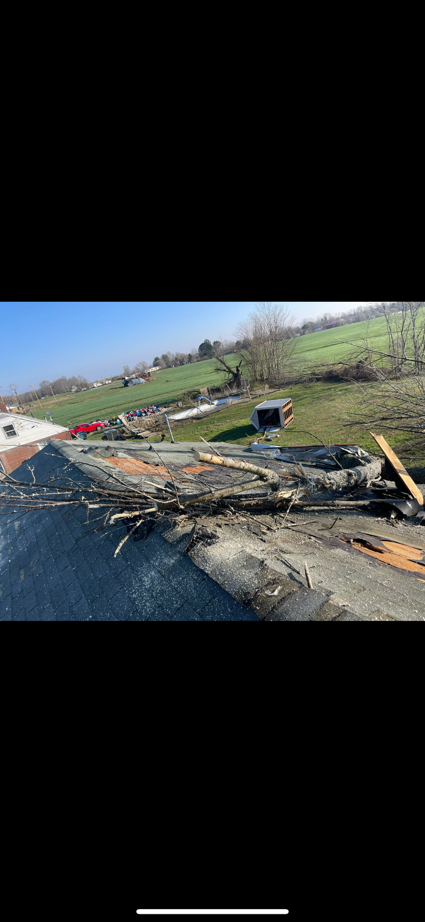 Before · Original storm damage · original photo 1871