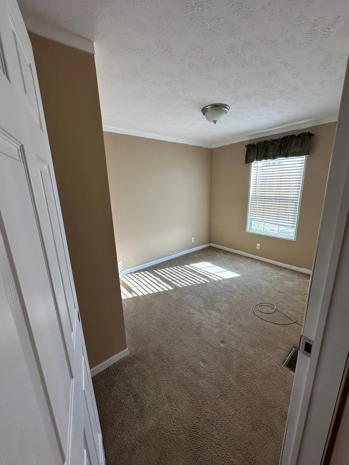 Bedrooms Carpet Replaced with Wood-Look Floor — Before photo 1