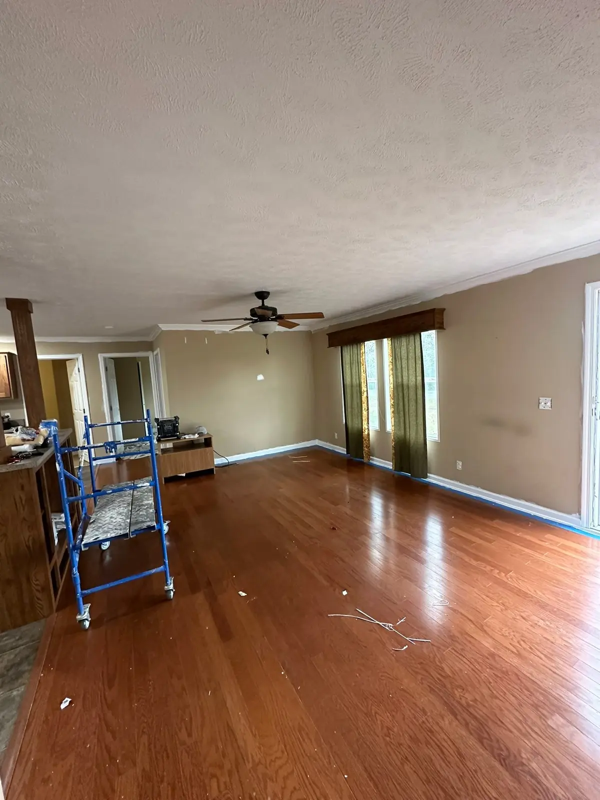 Bedrooms Carpet Replaced with Wood-Look Floor — Progress photo 4
