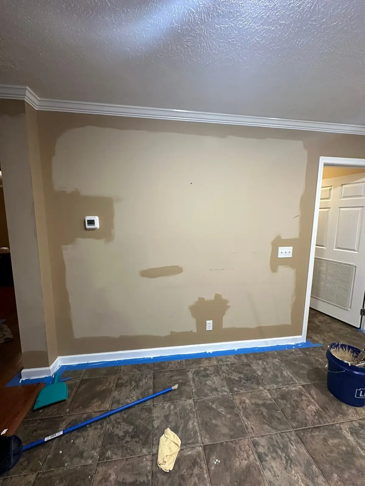 Bedrooms Carpet Replaced with Wood-Look Floor — Progress photo 5