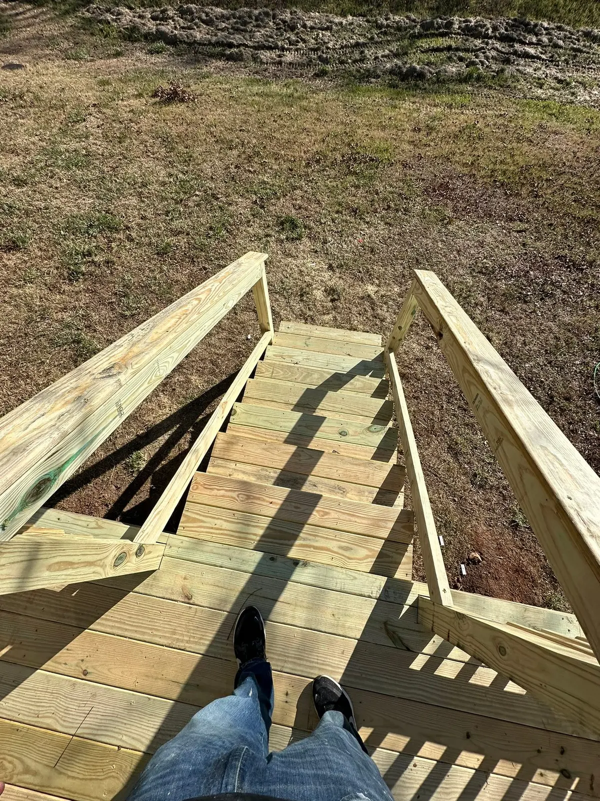 New Front Porch Deck and Steps — finished photo 5