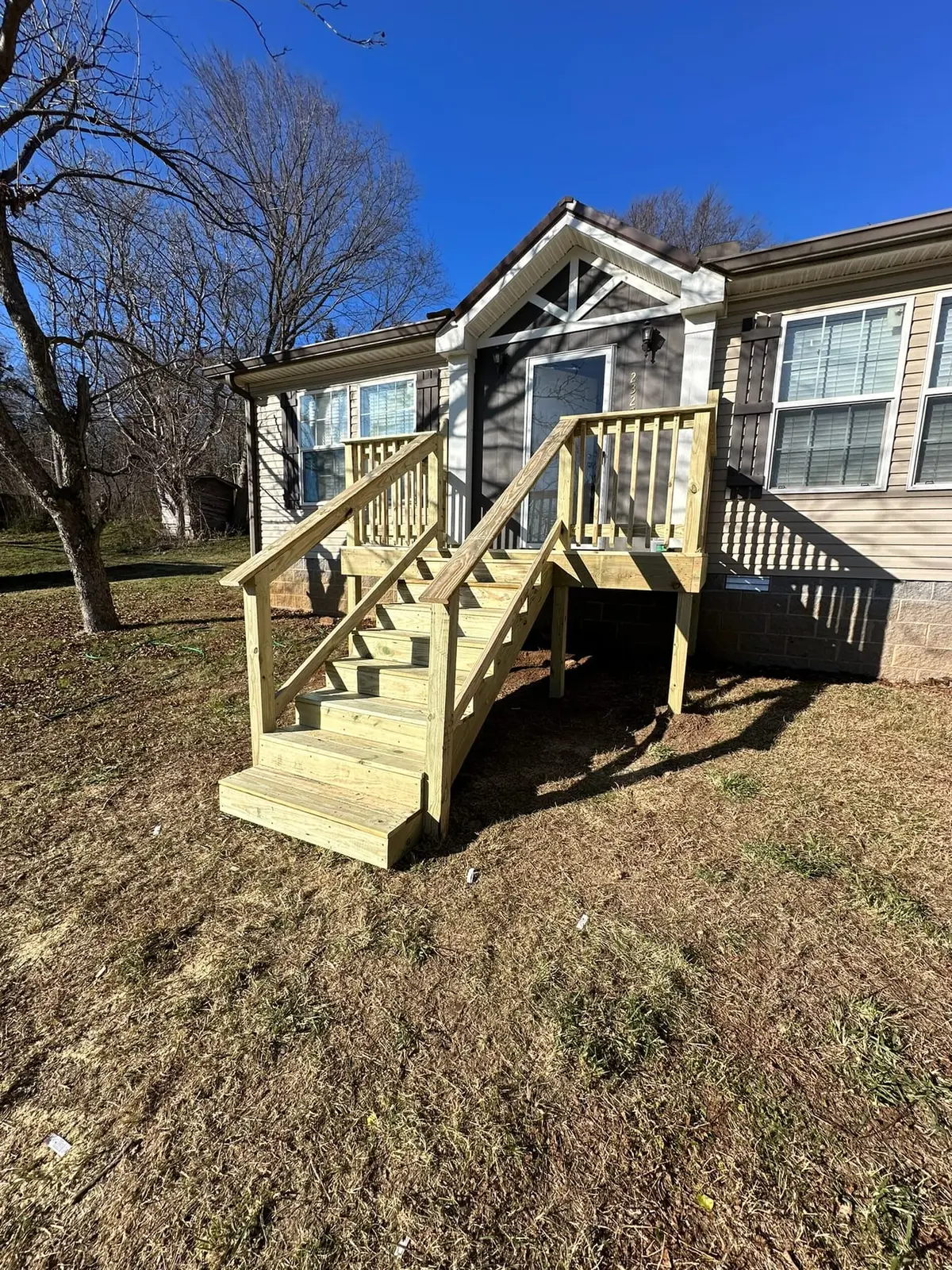 New Front Porch Deck and Steps