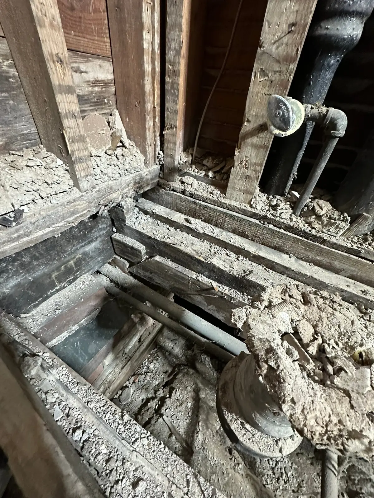Rotted Bathroom Gutted, Floor Framing Rebuilt — progress photo 6