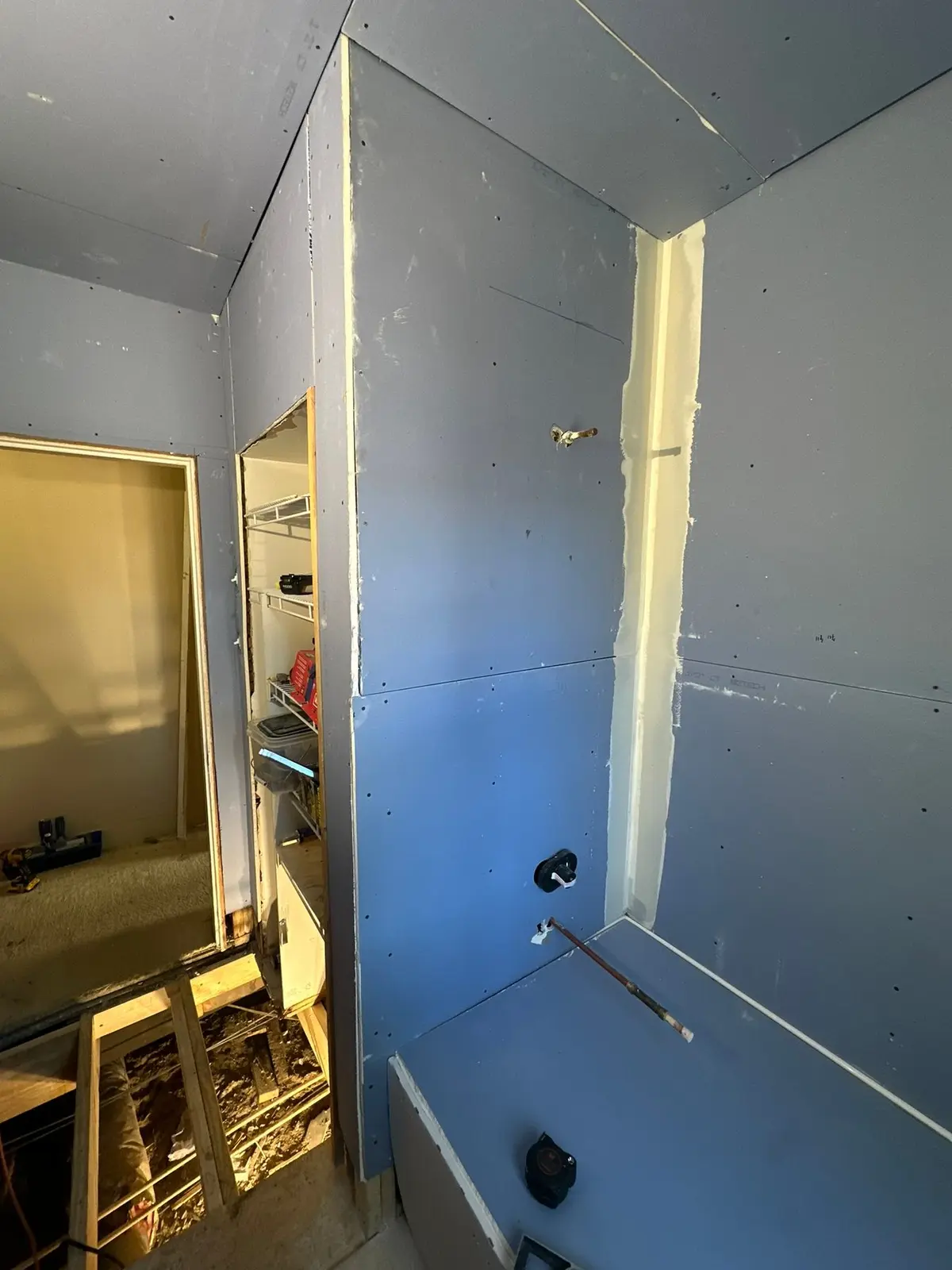 Rotted Bathroom Gutted, Floor Framing Rebuilt — Progress photo 2