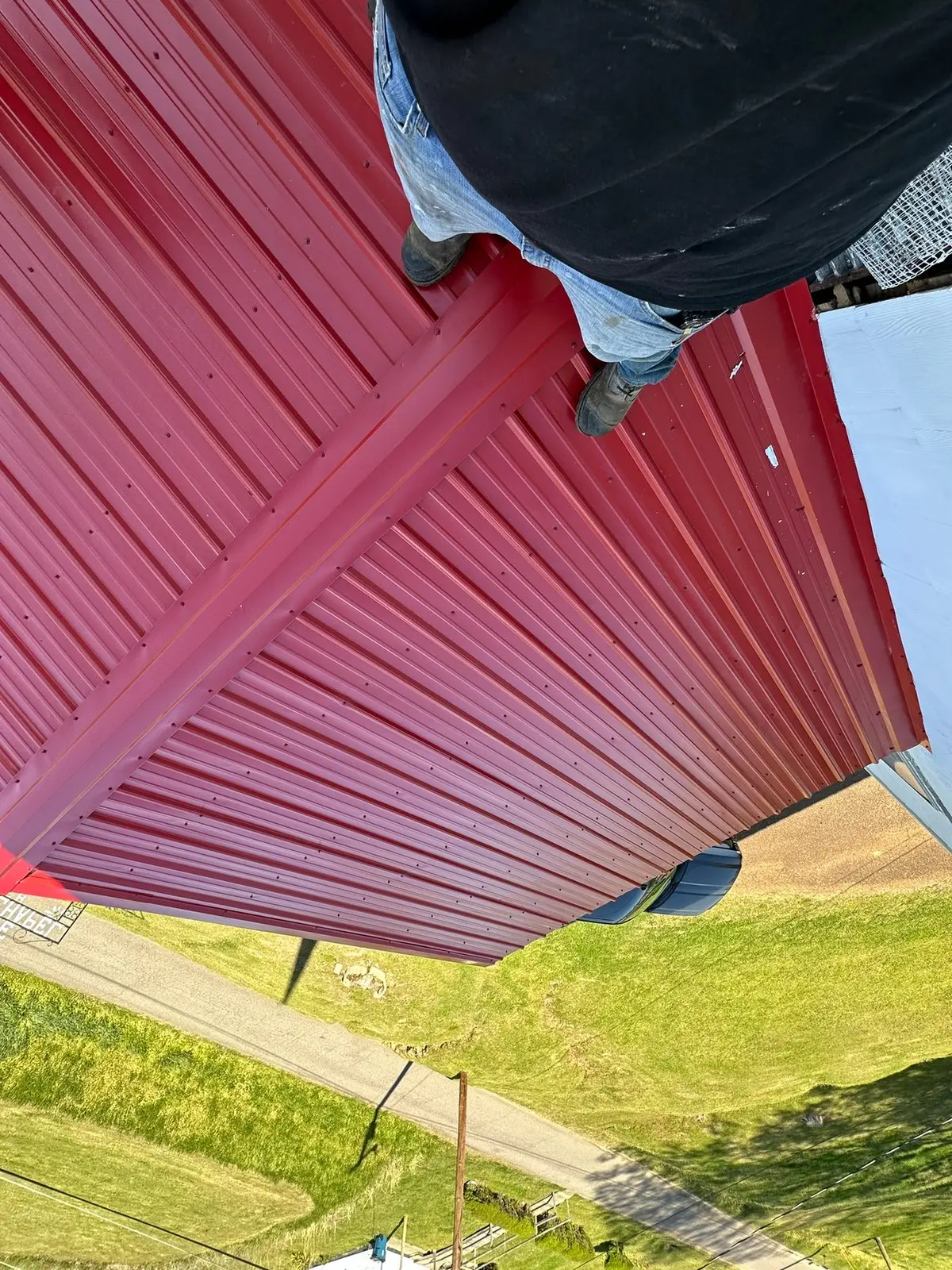 Covered Entry Porch Built at Church — Progress photo 15