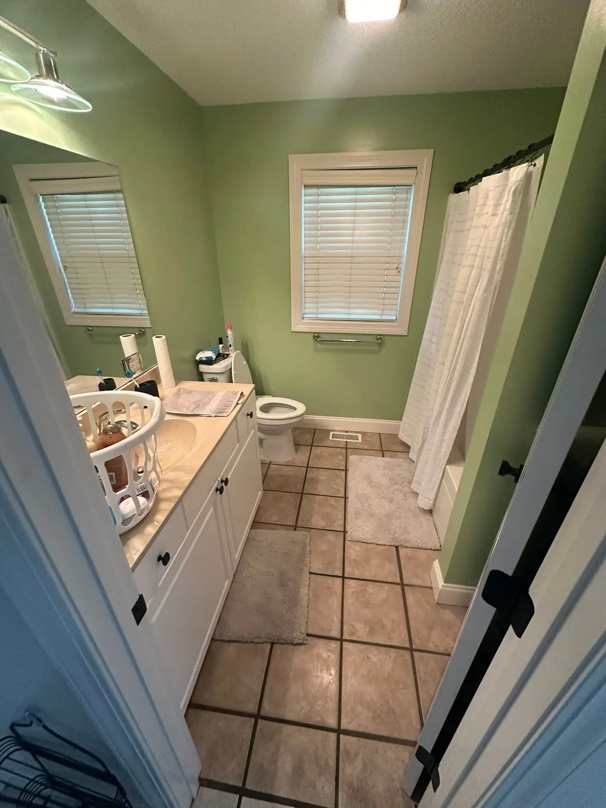 During work — Bedrooms and Bathroom Repaint