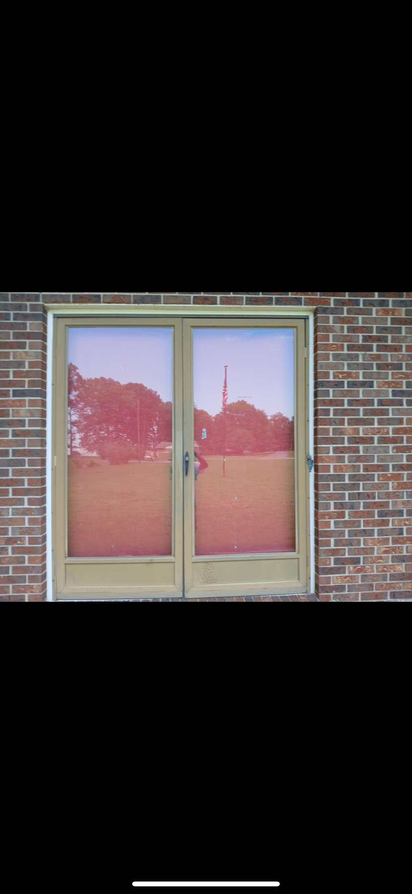 Before · The original double doors · original photo 3133