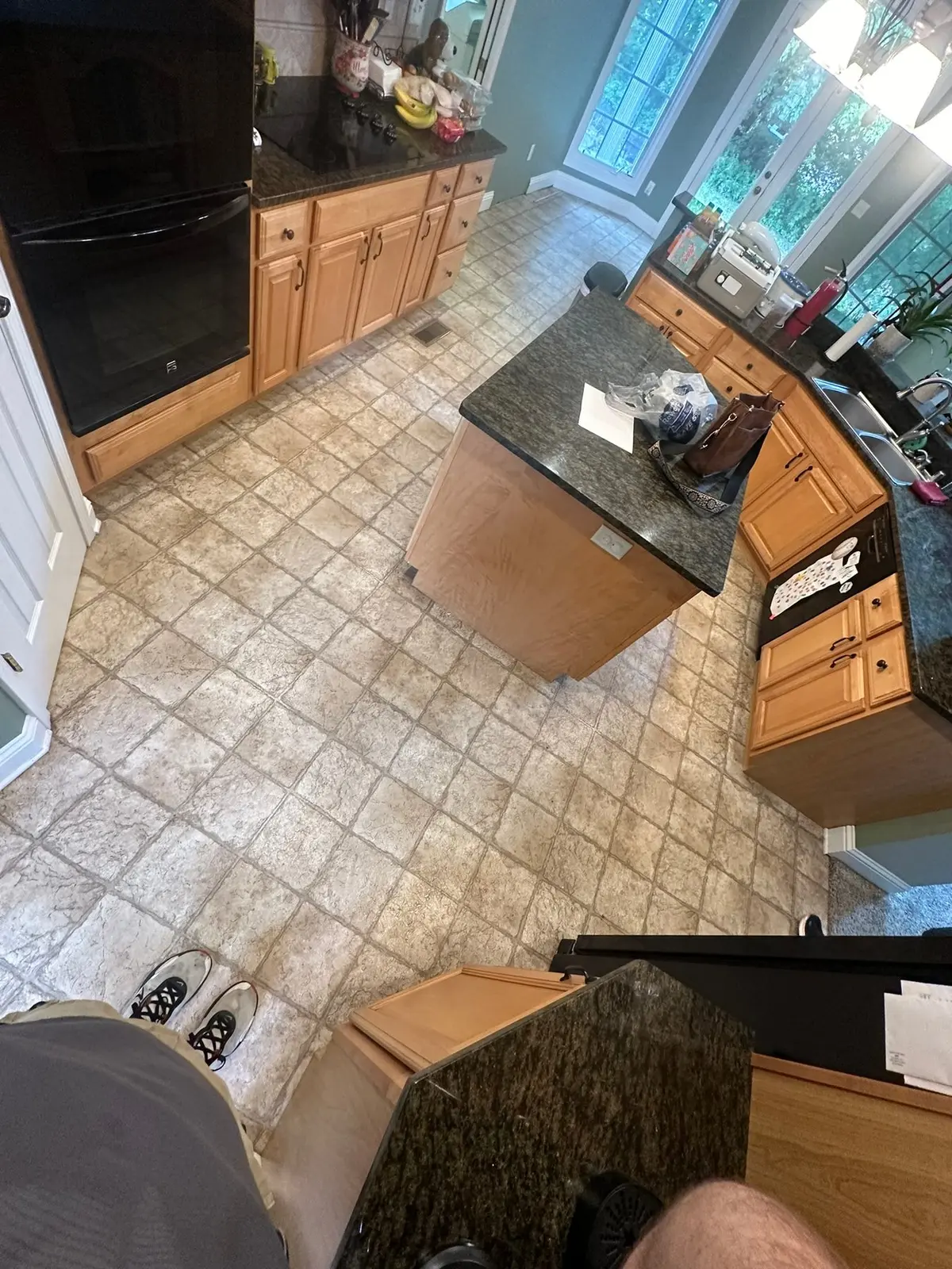 Tile Floor Tear-Out for New Floors — progress photo 5