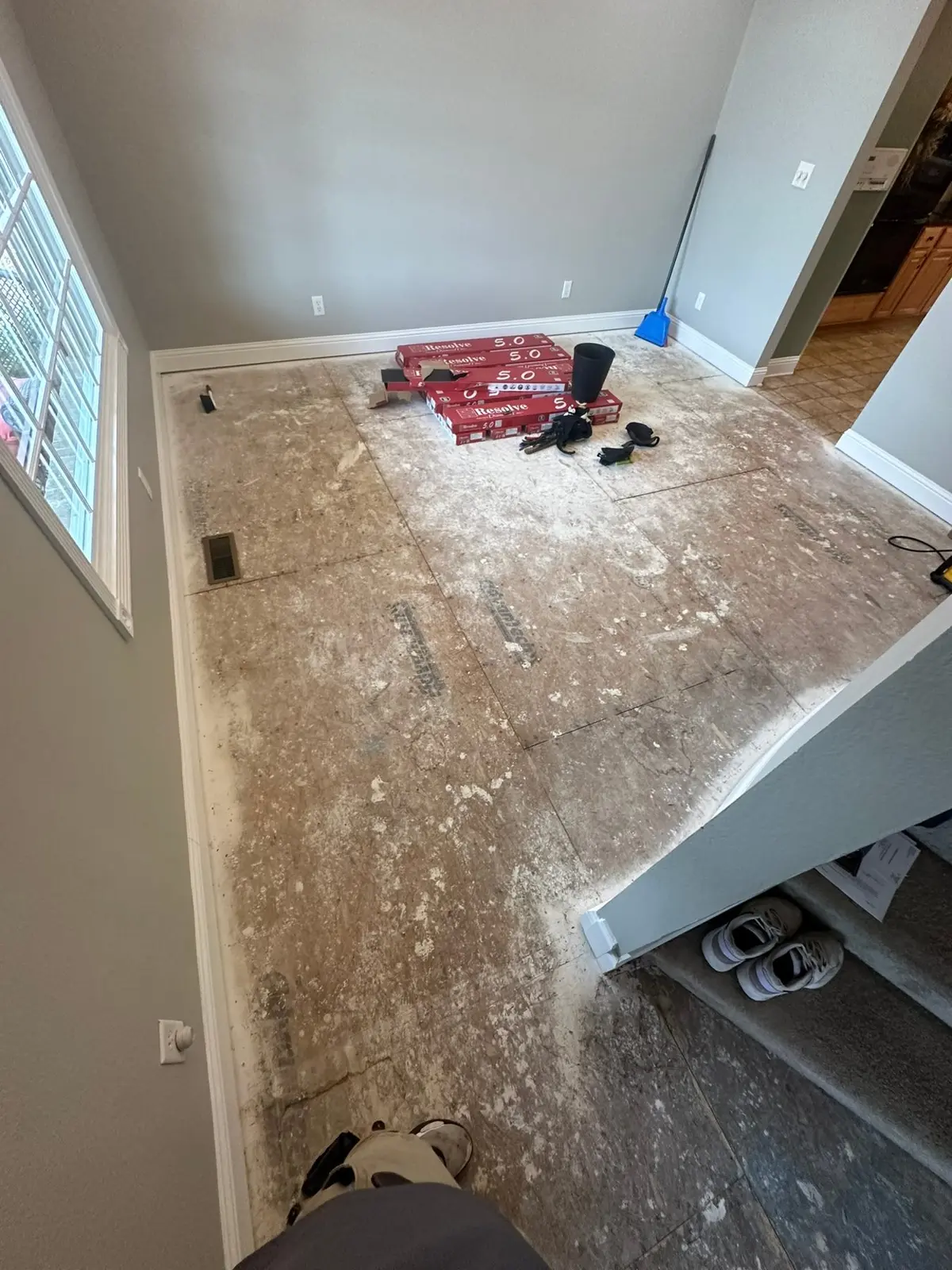 Tile Floor Tear-Out for New Floors — Demo photo 1