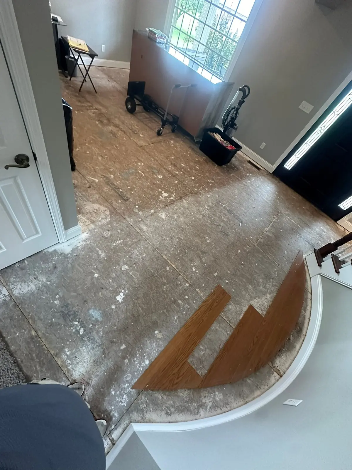 Tile Floor Tear-Out for New Floors — progress photo 2
