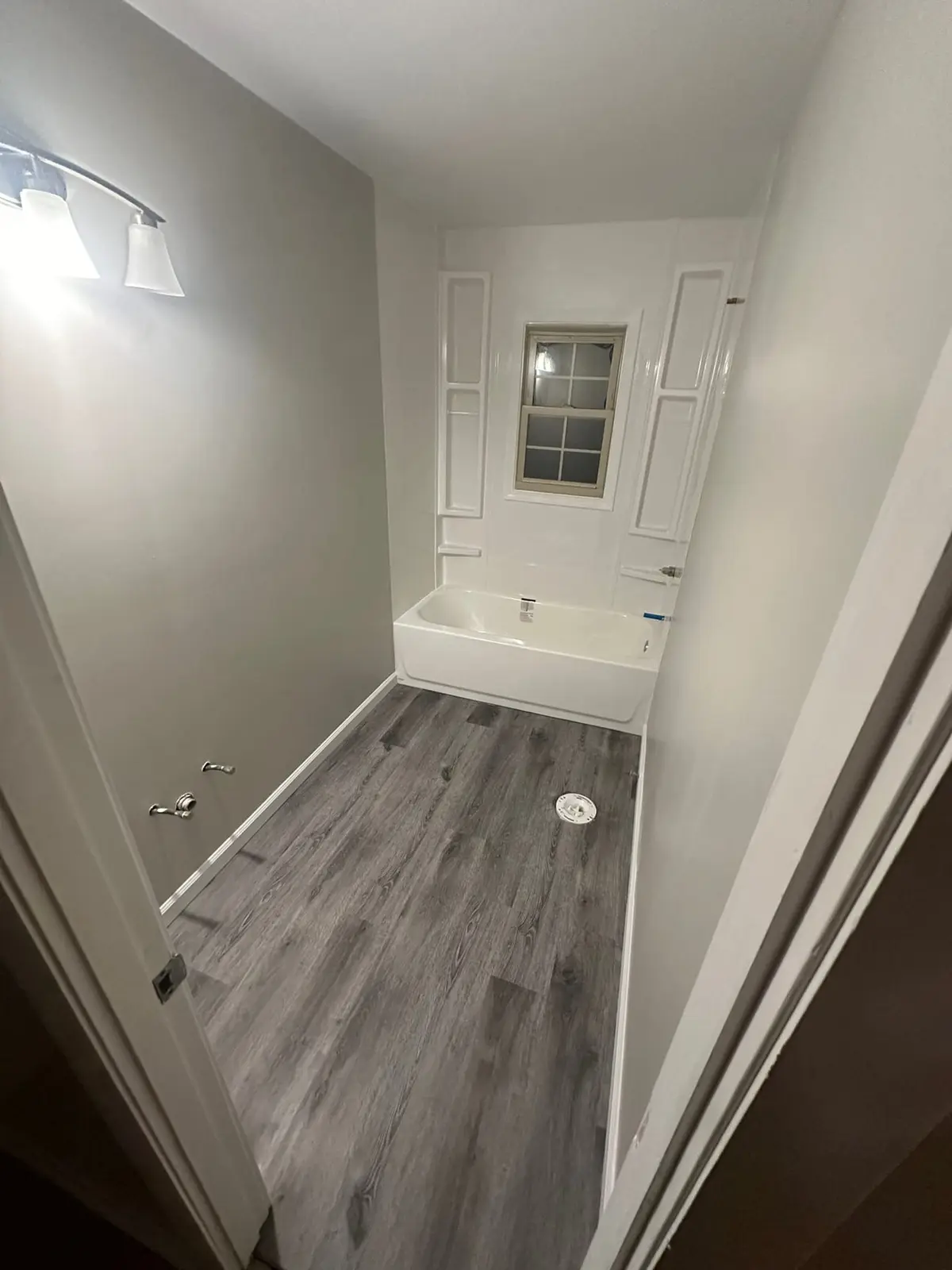 Bathroom plank floor refresh