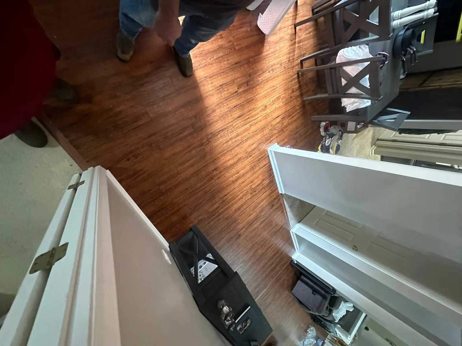 Whole-House Floor Tear-Out, New Subfloor and Wood-Look Plank — Before photo 6