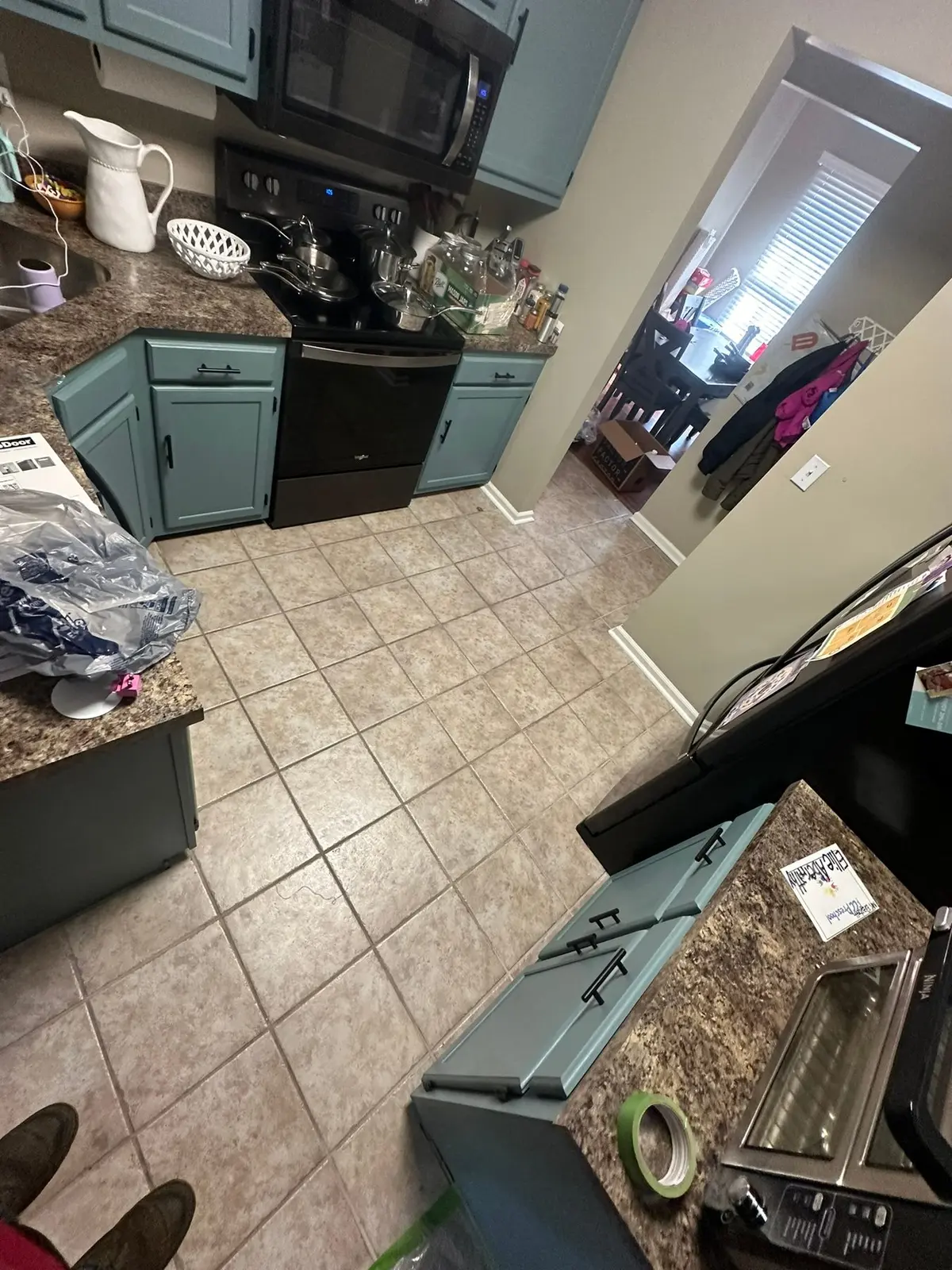 Whole-House Floor Tear-Out, New Subfloor and Wood-Look Plank — Before photo 9