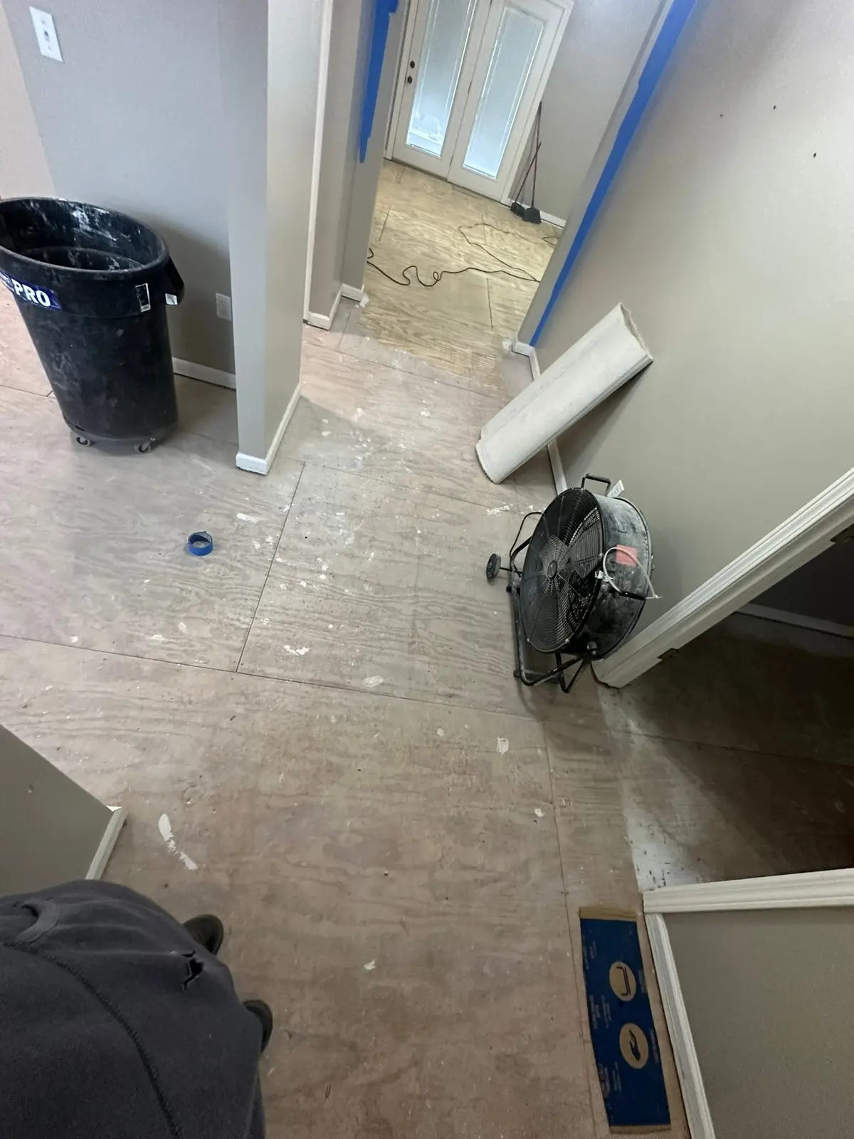 Whole-House Floor Tear-Out, New Subfloor and Wood-Look Plank — Progress photo 16