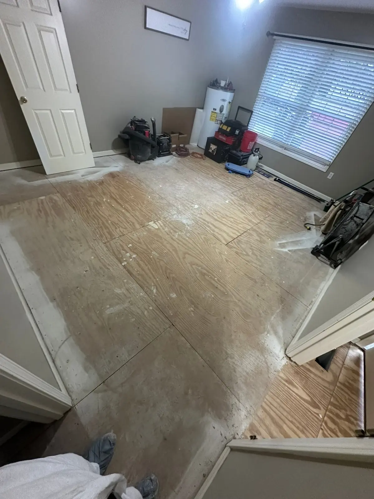 Whole-House Floor Tear-Out, New Subfloor and Wood-Look Plank — Progress photo 18