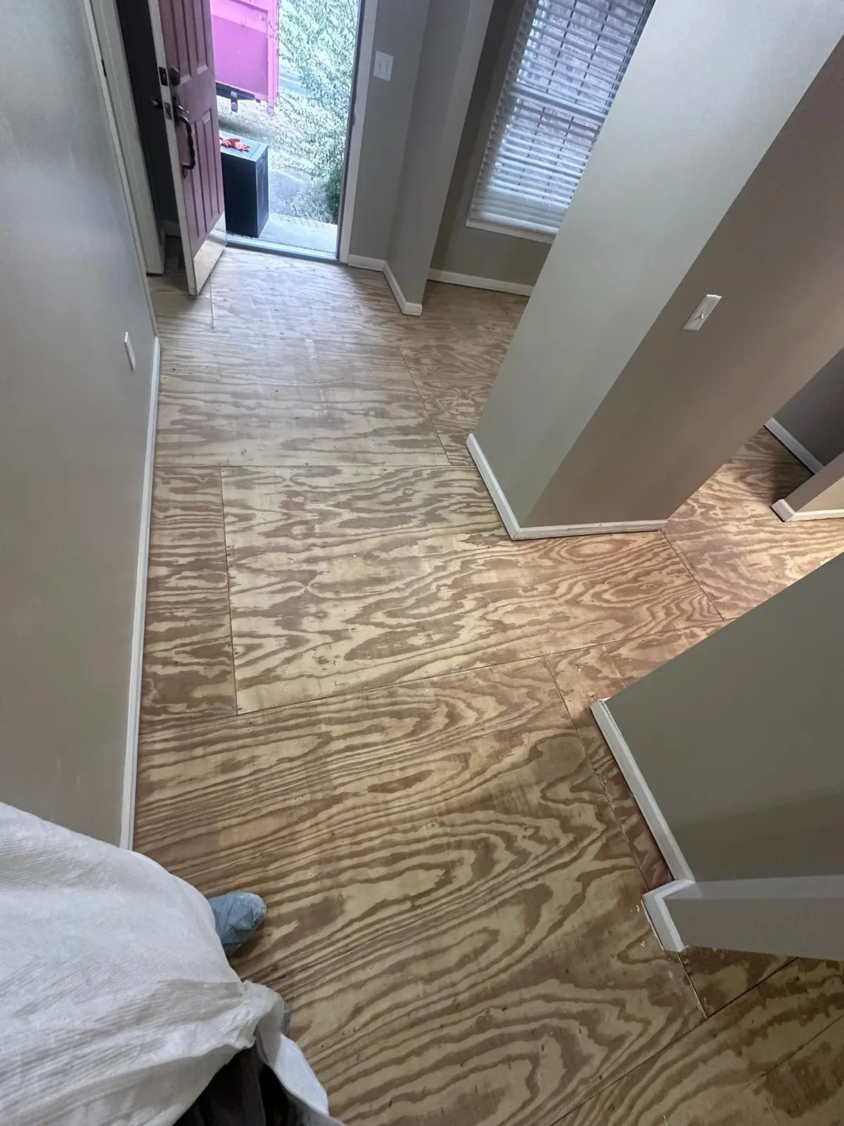 Whole-House Floor Tear-Out, New Subfloor and Wood-Look Plank — Progress photo 19