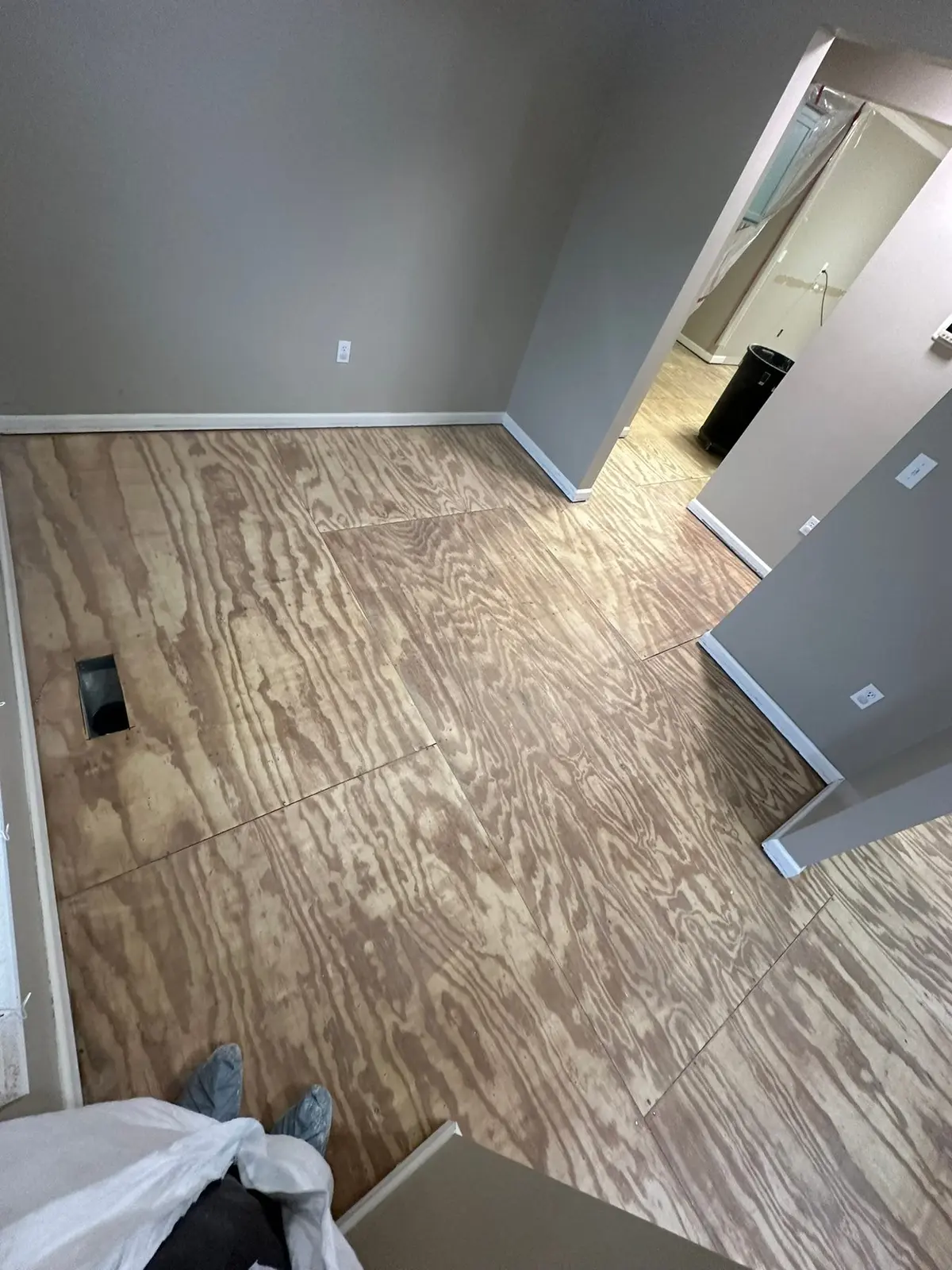 Whole-House Floor Tear-Out, New Subfloor and Wood-Look Plank — Progress photo 20