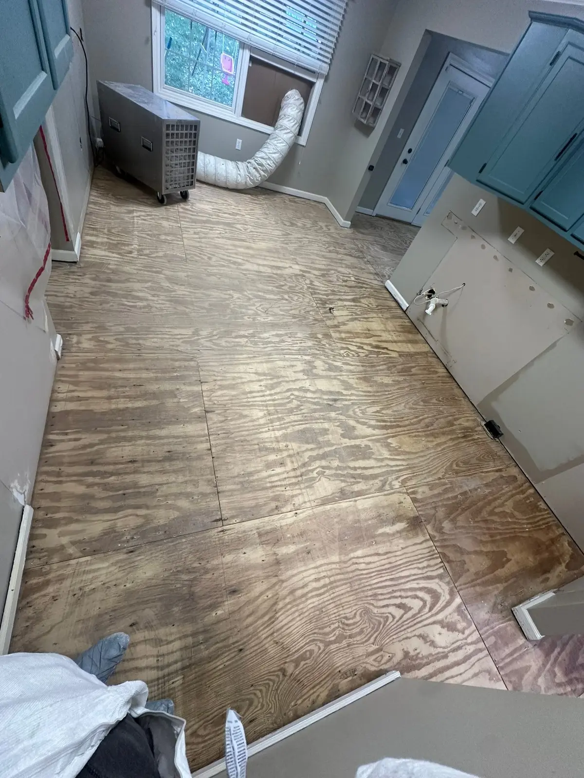 Whole-House Floor Tear-Out, New Subfloor and Wood-Look Plank — Progress photo 23