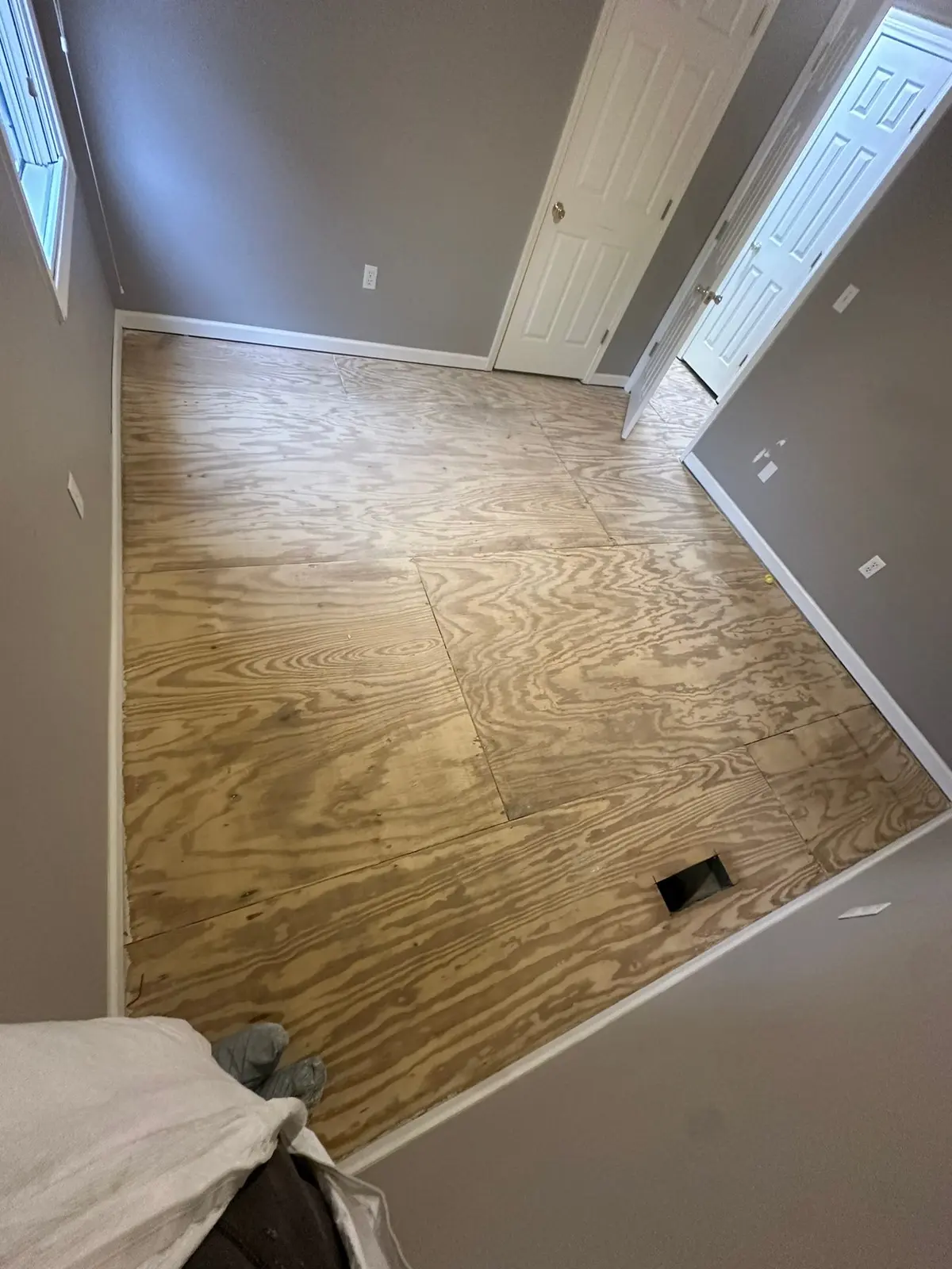 Whole-House Floor Tear-Out, New Subfloor and Wood-Look Plank — Progress photo 26