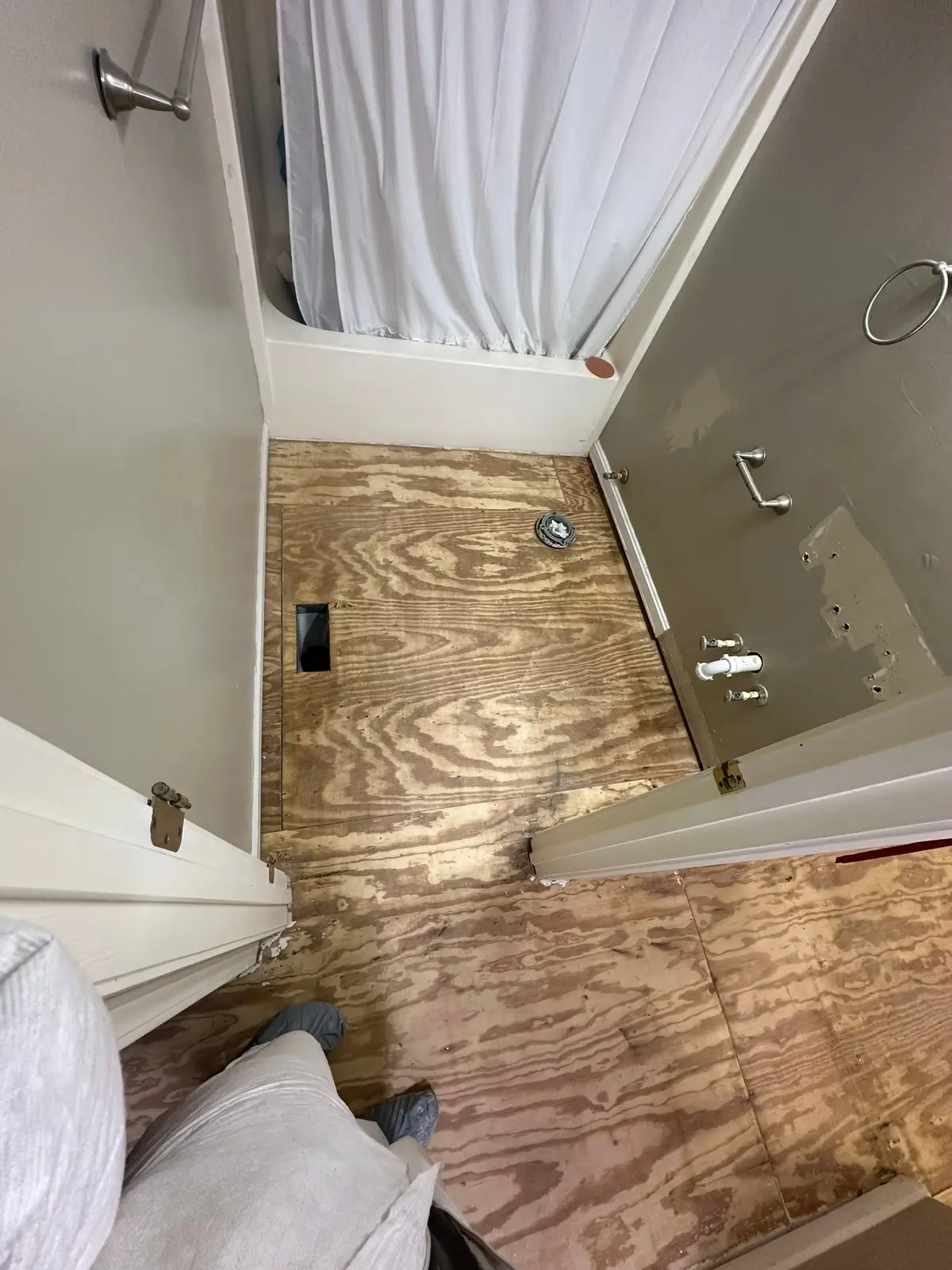 Whole-House Floor Tear-Out, New Subfloor and Wood-Look Plank — Progress photo 28