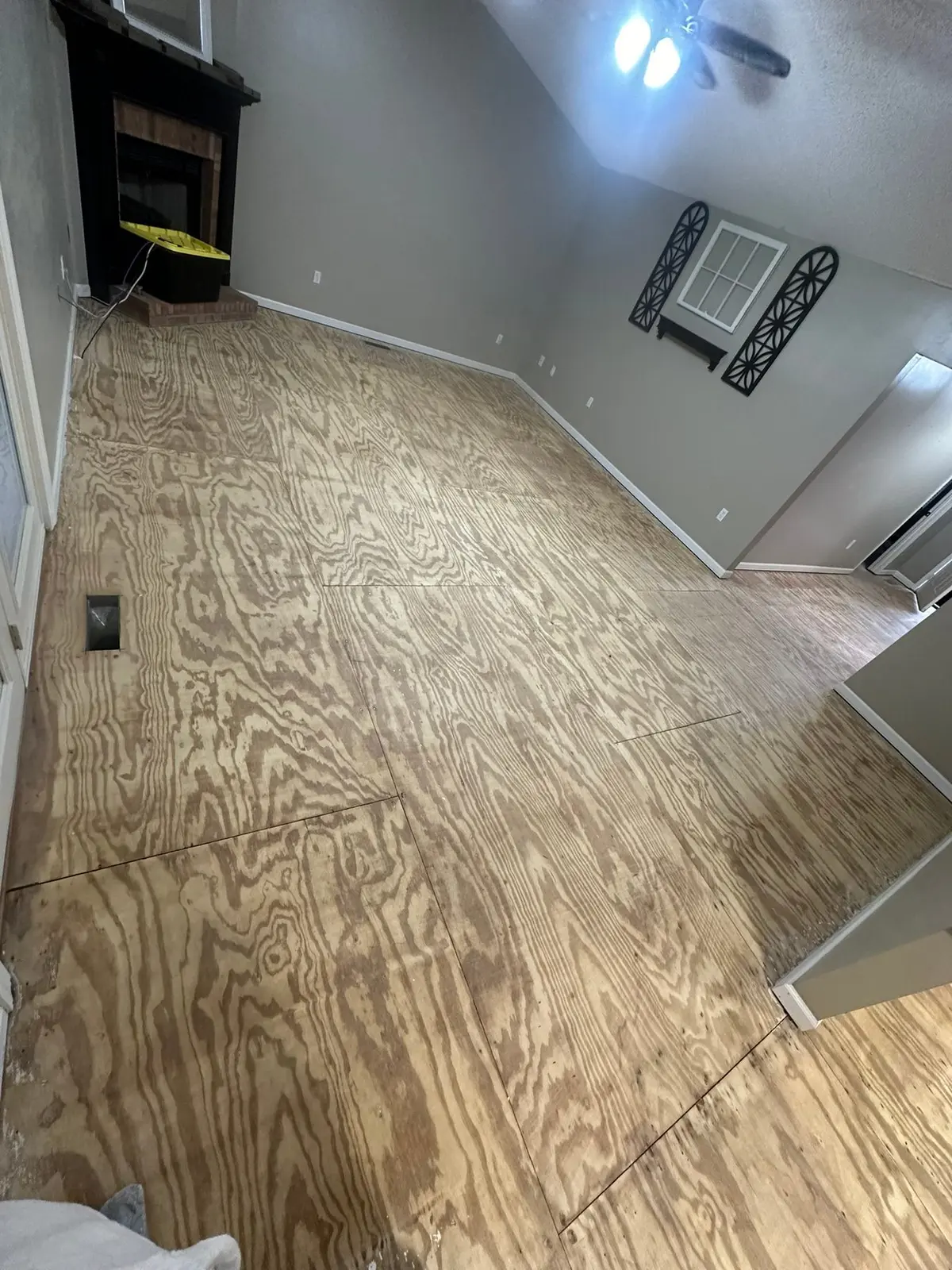 Whole-House Floor Tear-Out, New Subfloor and Wood-Look Plank — Progress photo 29