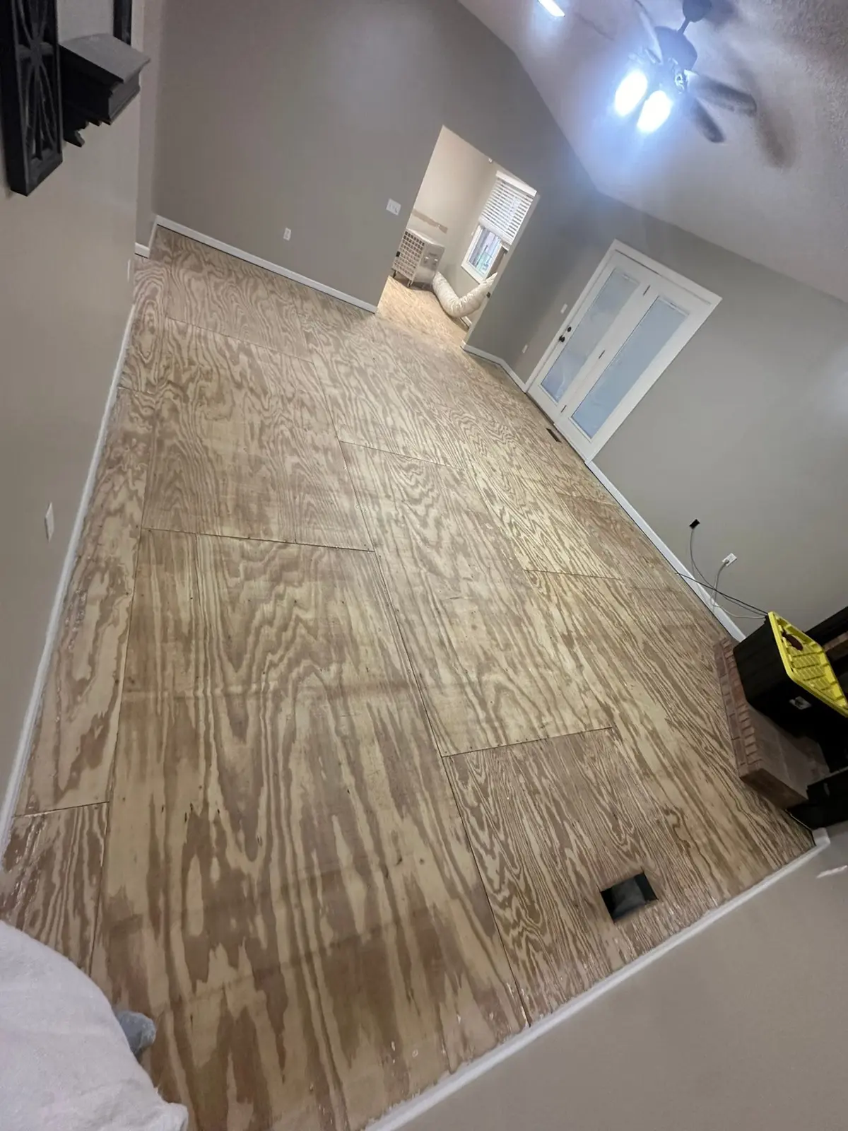 Whole-House Floor Tear-Out, New Subfloor and Wood-Look Plank — Progress photo 30